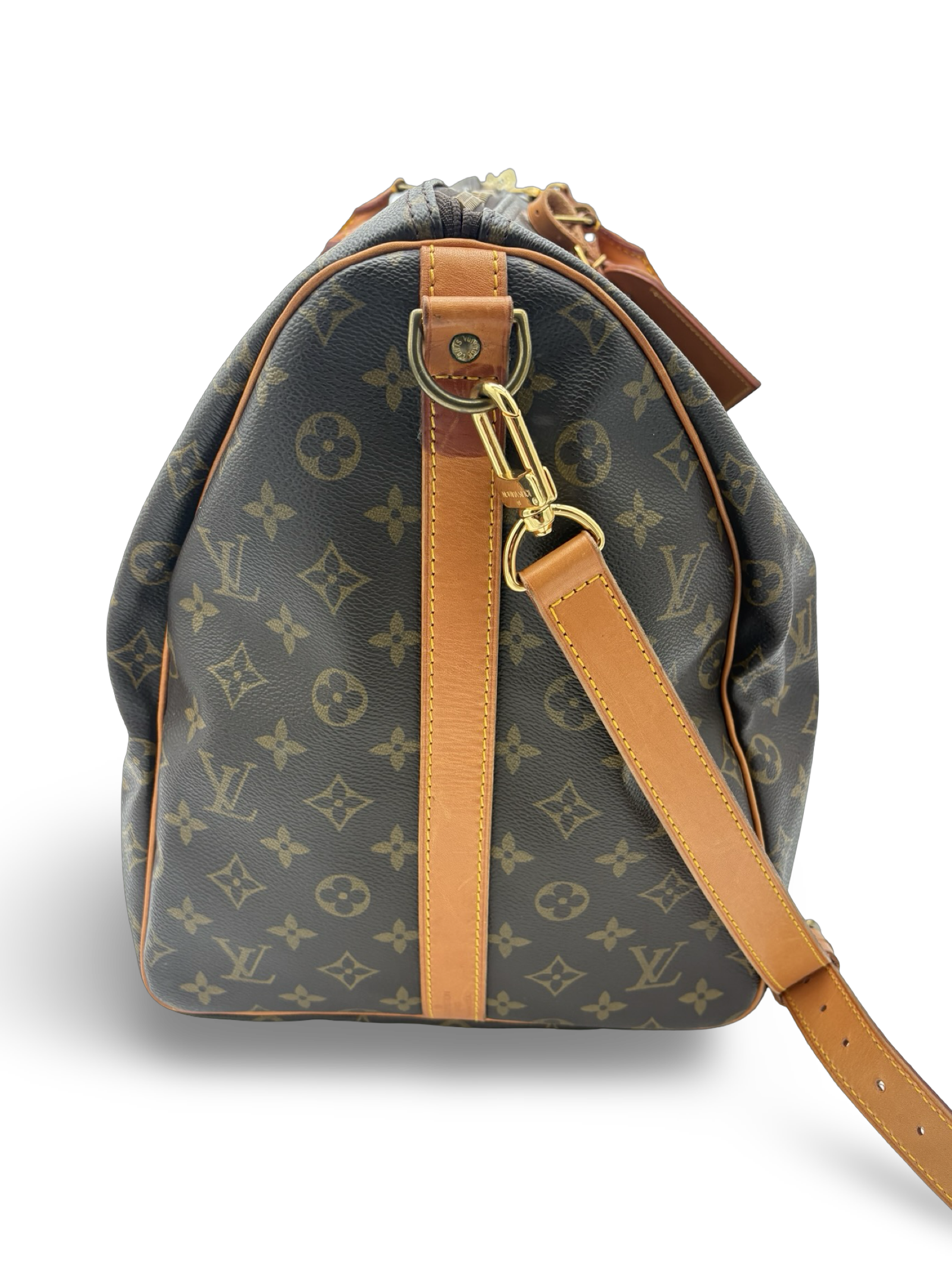 Louis Vuitton Keepall 55 Bandouliere Brown Monogram Canvas Travel Duffel Bag — image 6