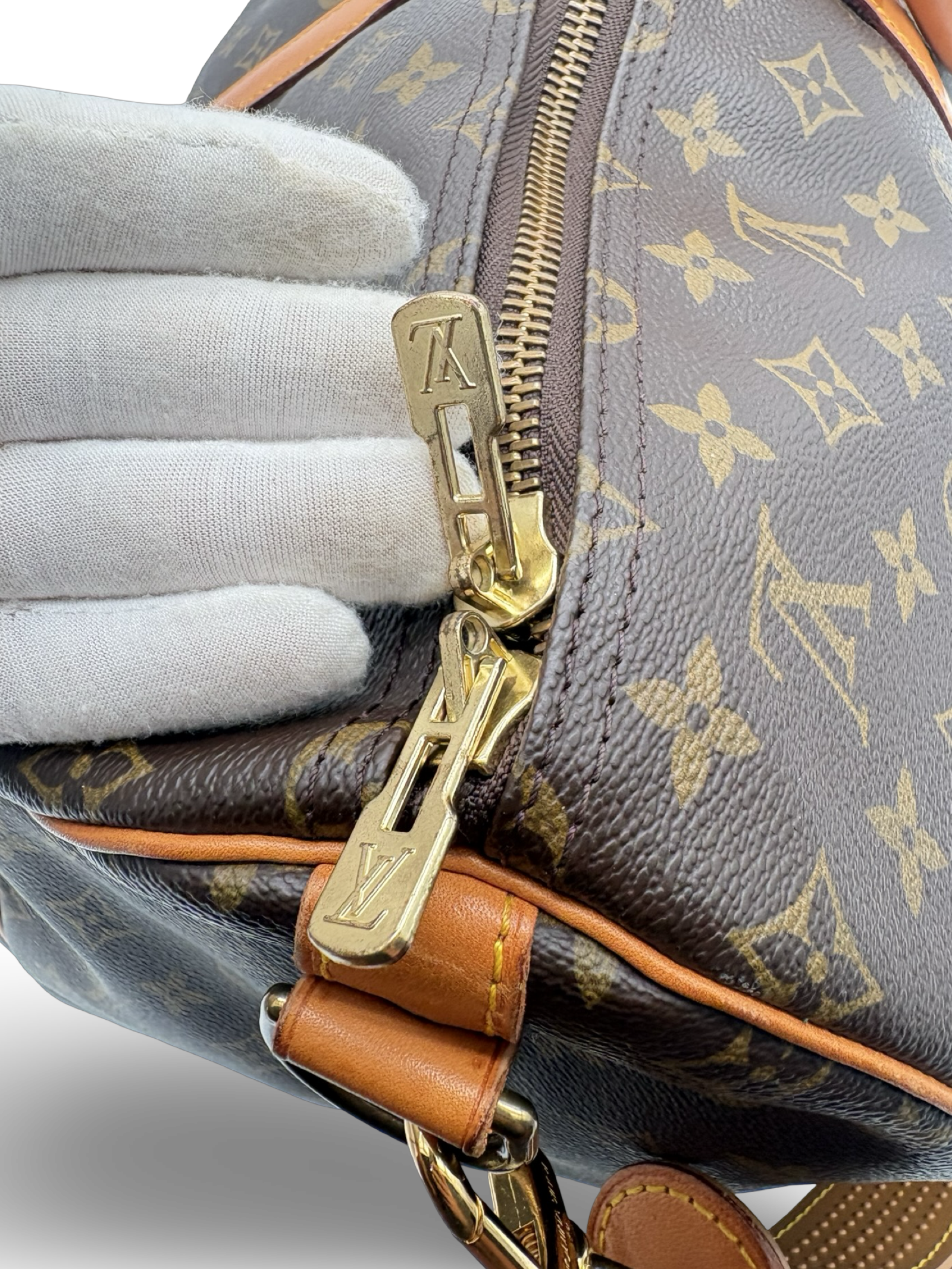 Louis Vuitton Keepall 55 Bandouliere Brown Monogram Canvas Travel Duffel Bag — image 11