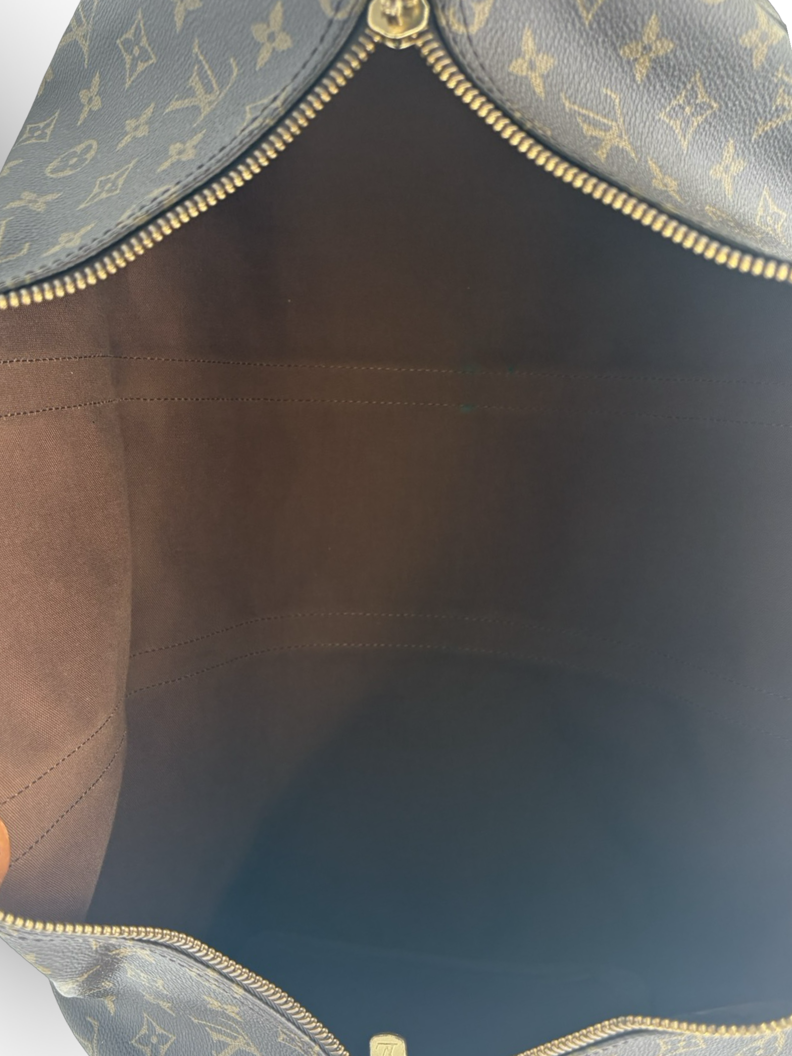 Louis Vuitton Keepall 50 Brown Monogram Canvas Travel Duffel Bag — image 13