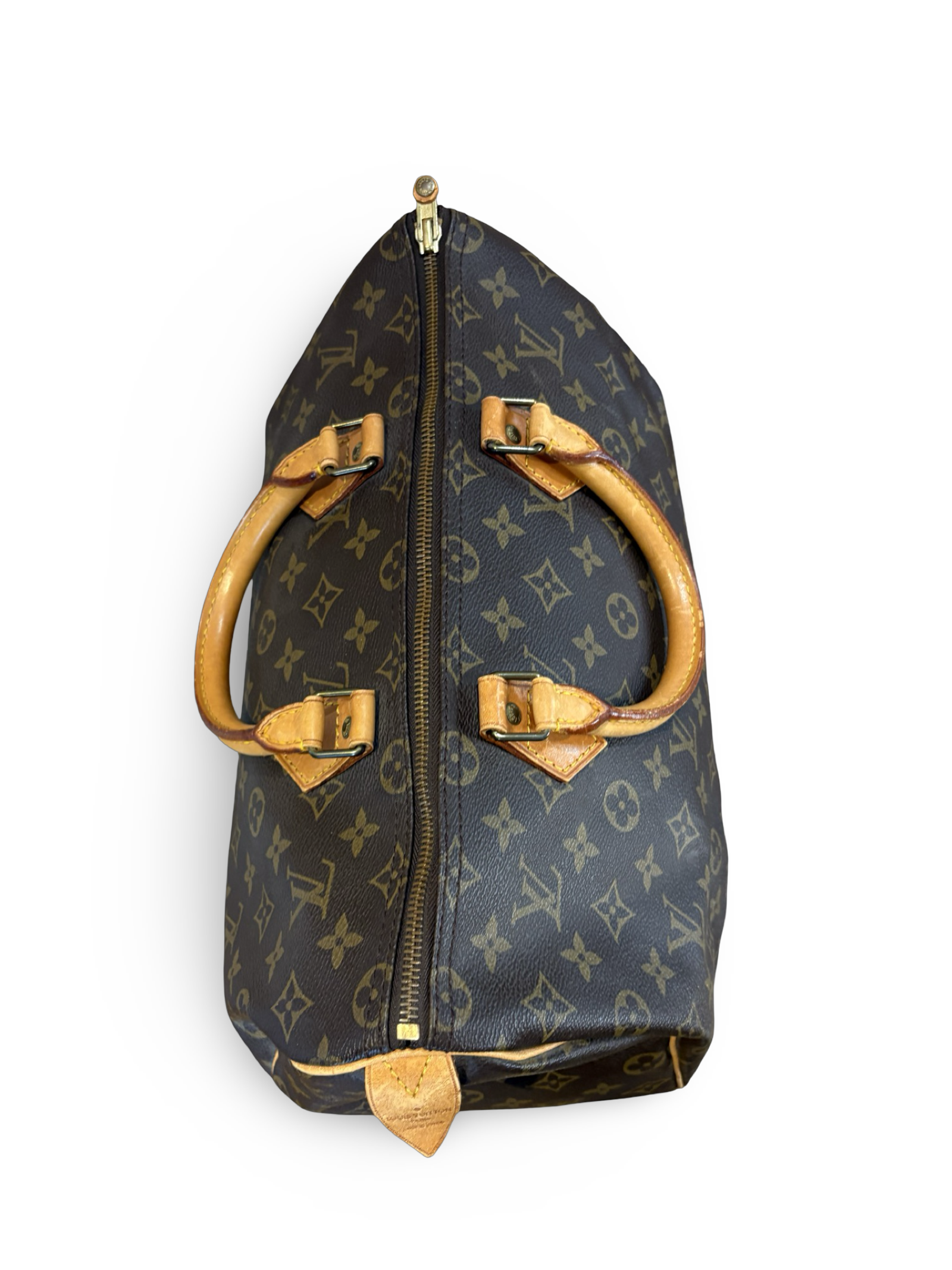Louis Vuitton Speedy 35 Brown Monogram Canvas Handbag — image 9