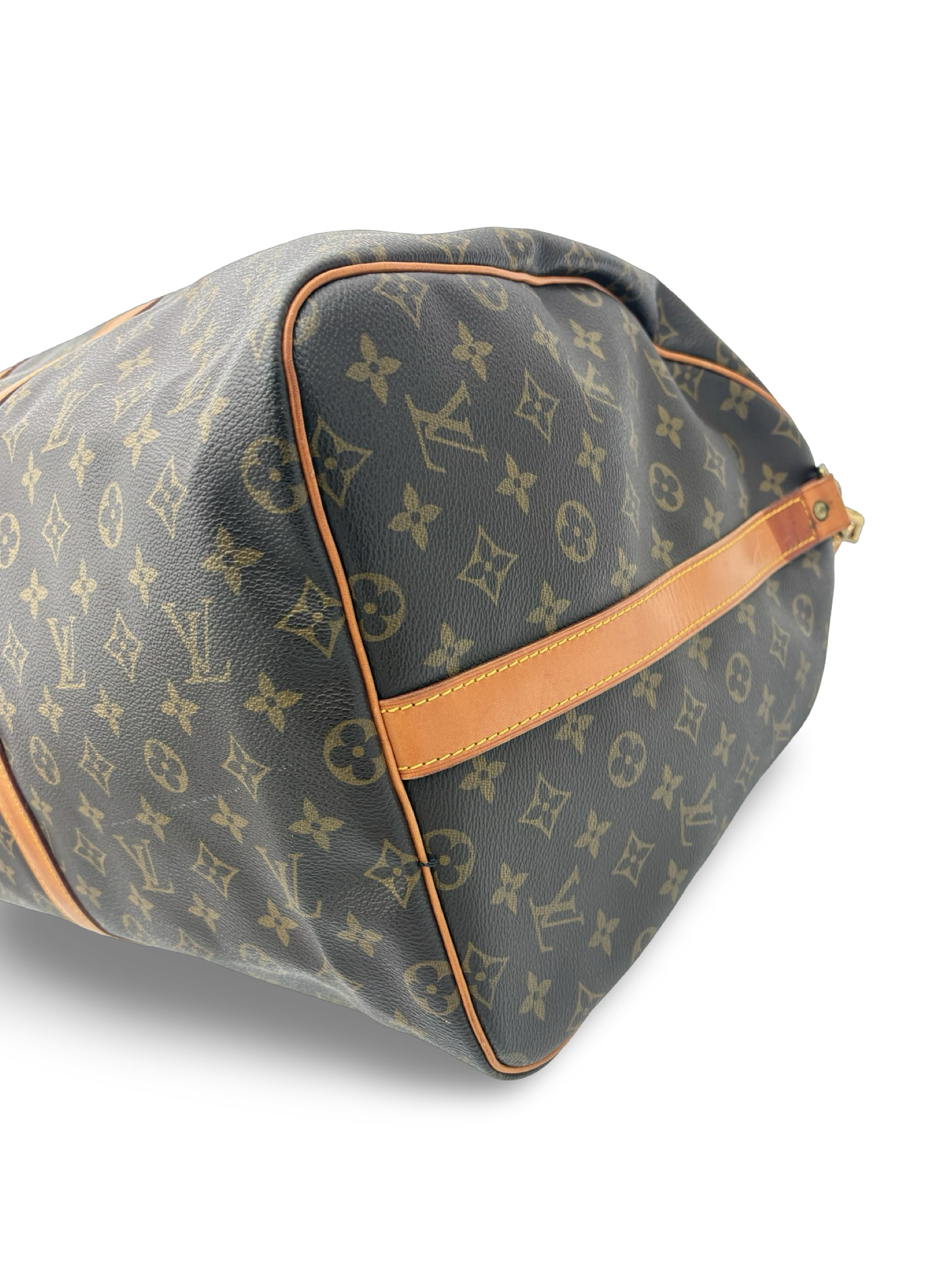 Louis Vuitton Keepall 55 Bandouliere Brown Monogram Canvas Travel Duffel Bag — image 10