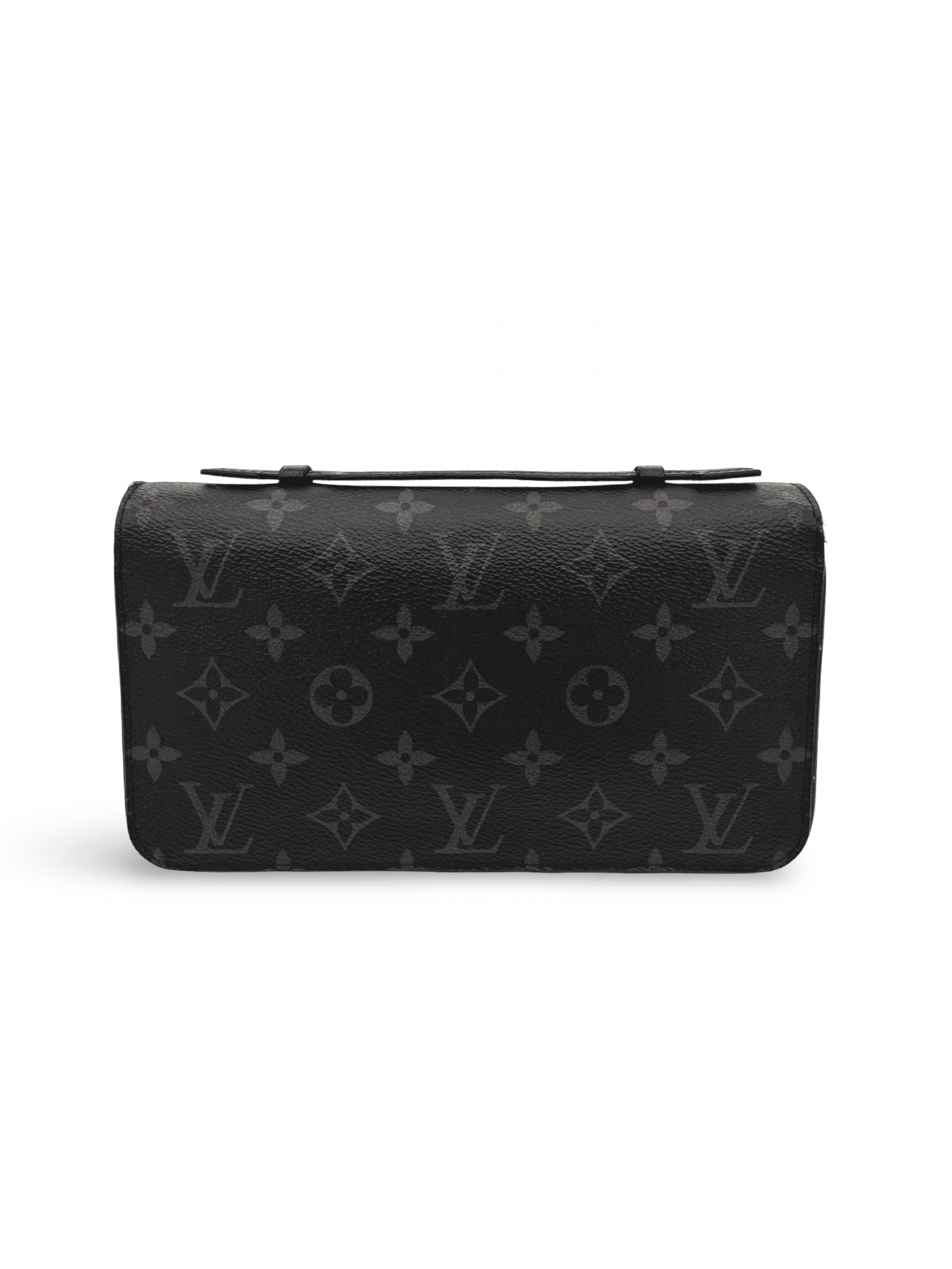 Louis Vuitton Black Damier Monogram Canvas Zippy Wallet XL