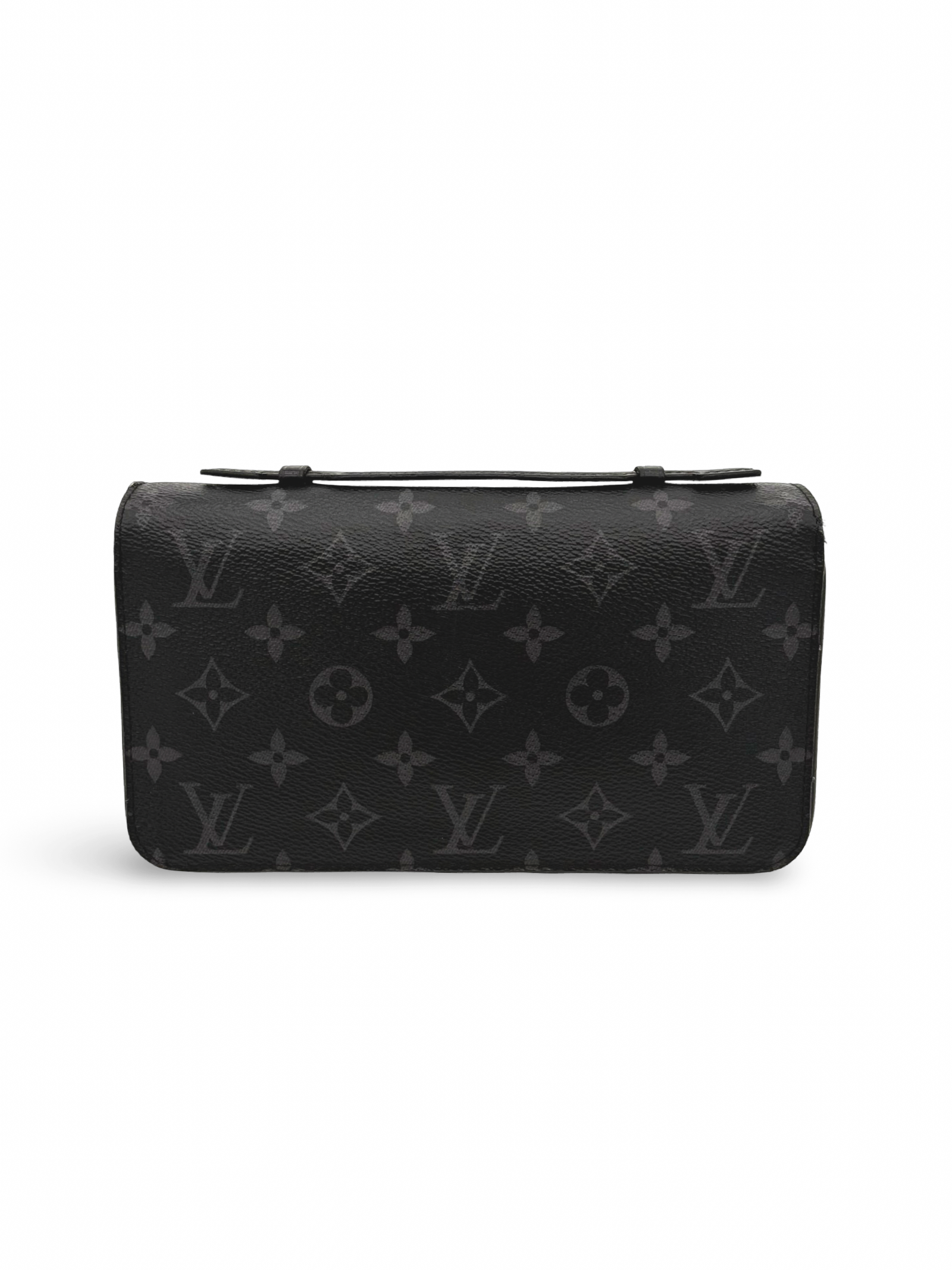 Louis Vuitton Black Damier Monogram Canvas Zippy Wallet XL