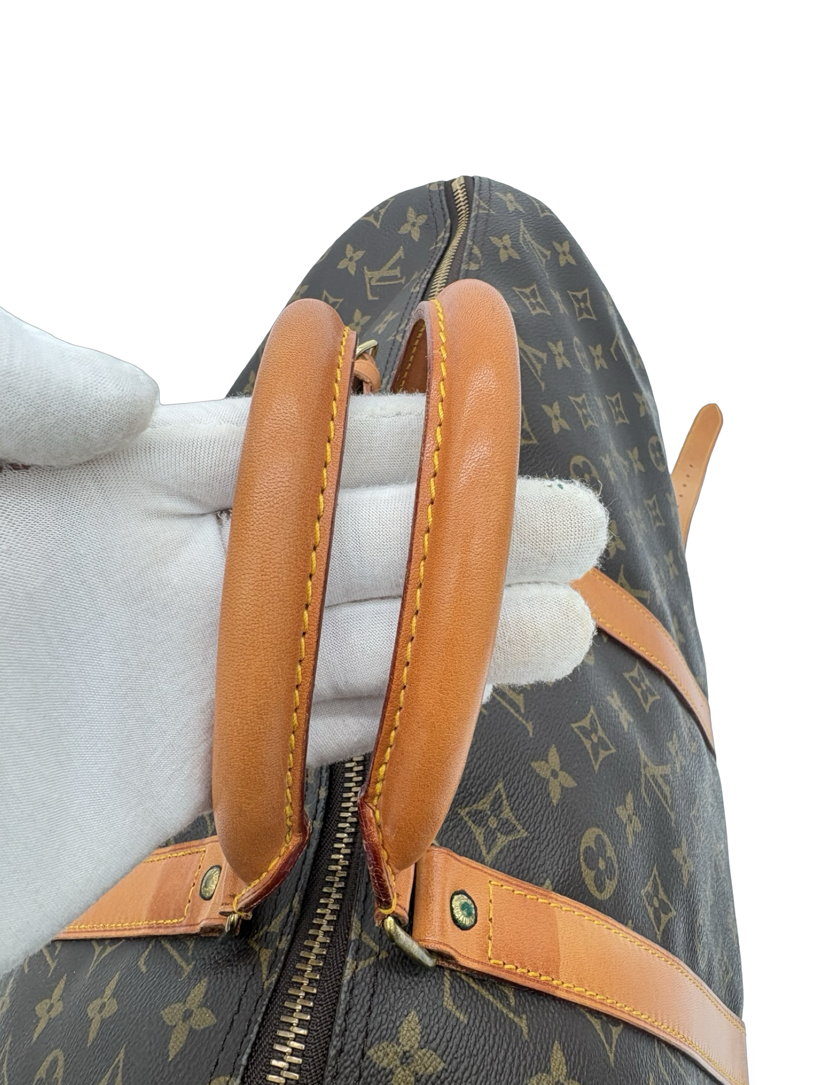 Louis Vuitton Keepall 55 Bandouliere Brown Monogram Canvas Travel Duffel Bag — image 12