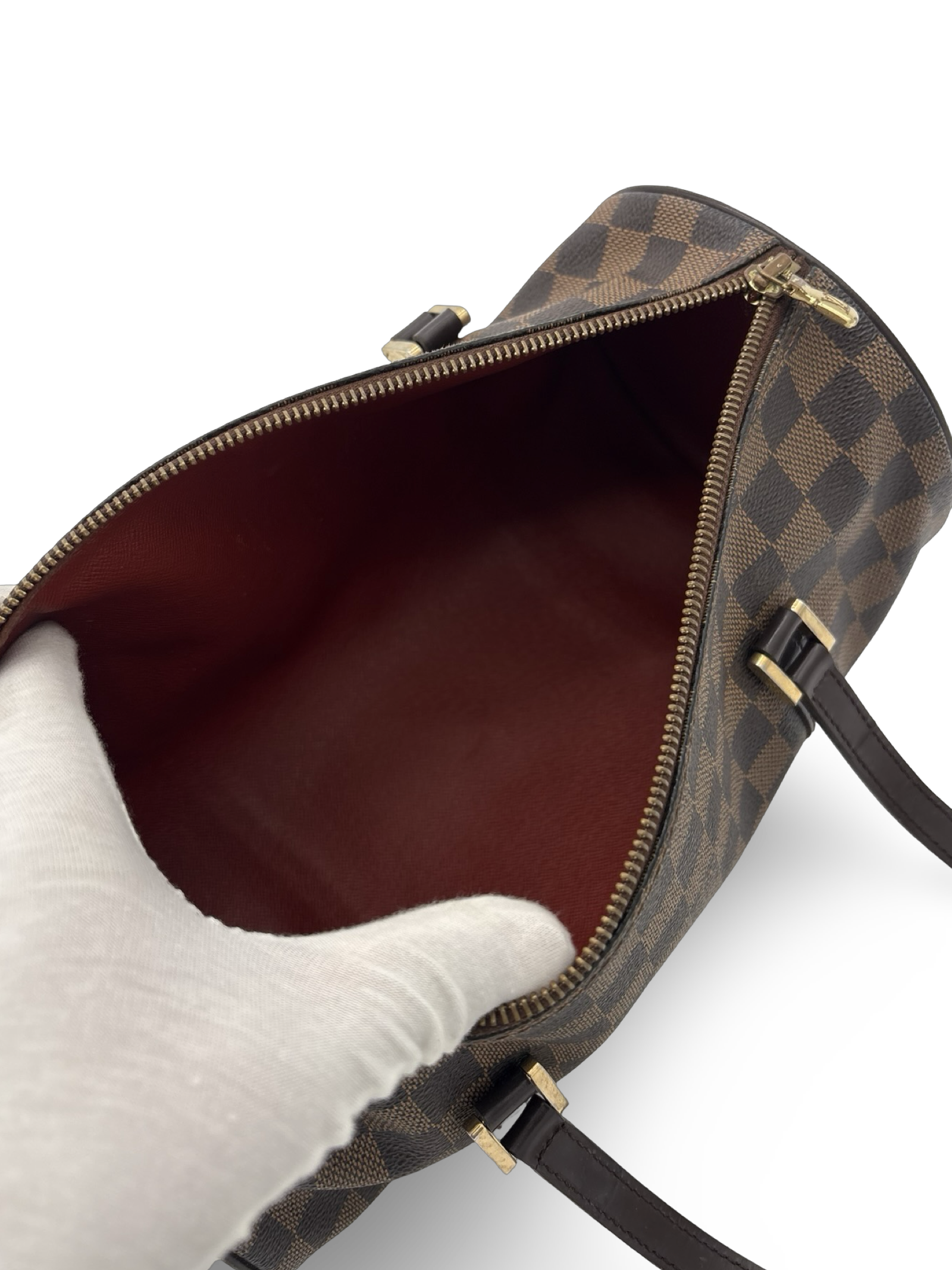 Louis Vuitton Damier Ebene Papillon 30 Handbag with Pouch — image 19