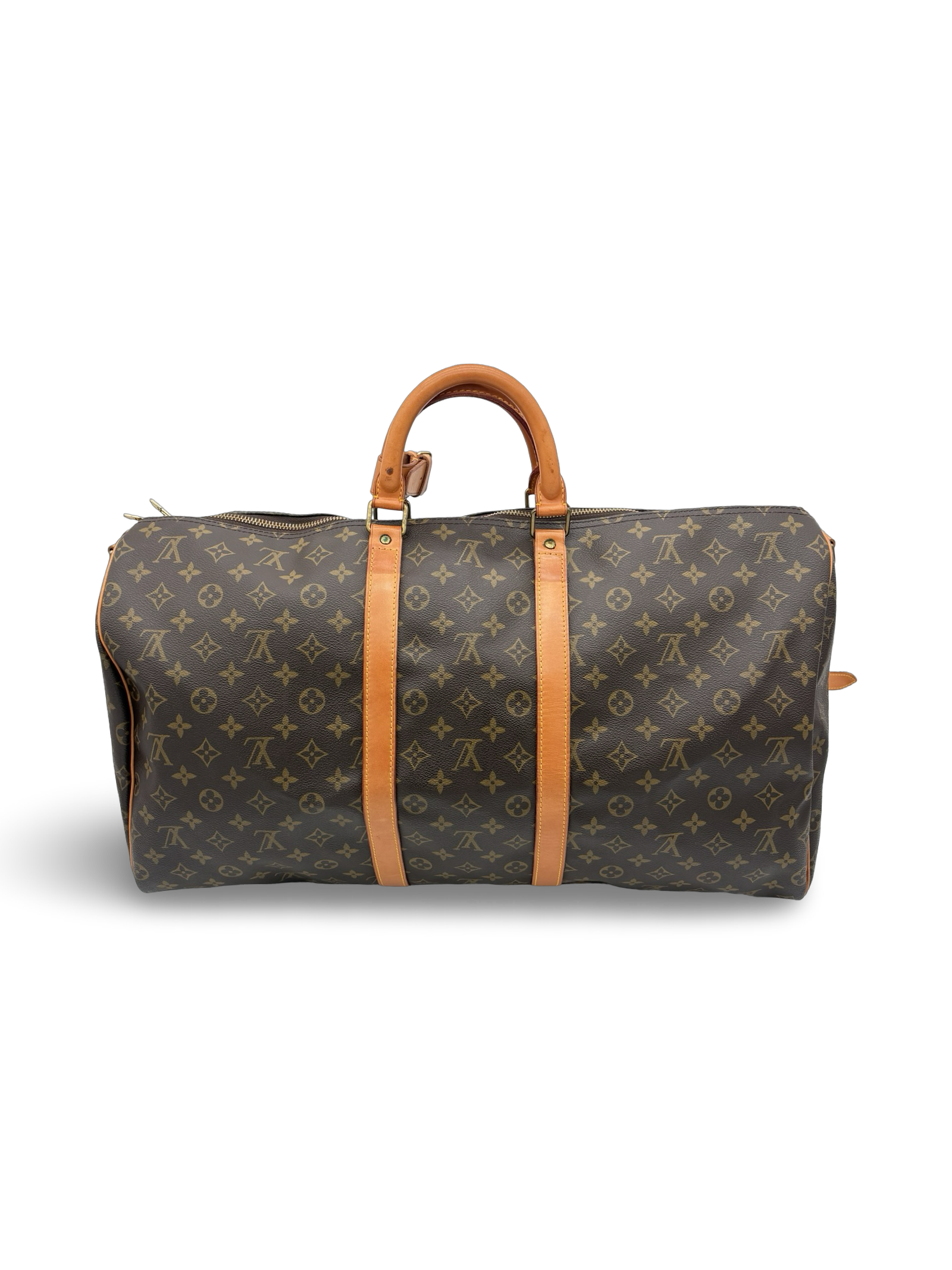 Louis Vuitton Keepall 55 Bandouliere Brown Monogram Canvas Travel Duffel Bag — image 2