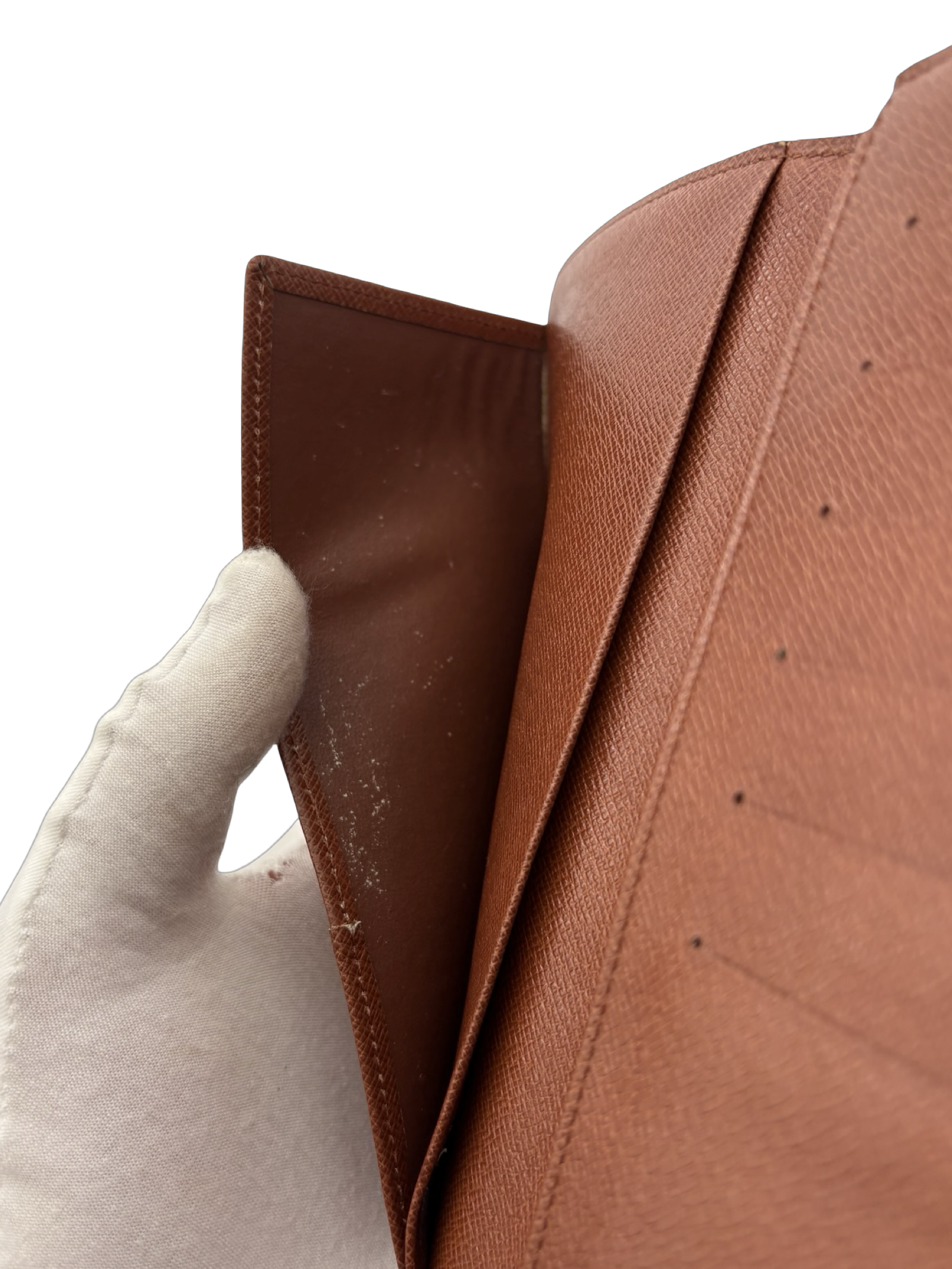 Louis Vuitton Checkbook Wallet Brown Monogram Canvas — image 9