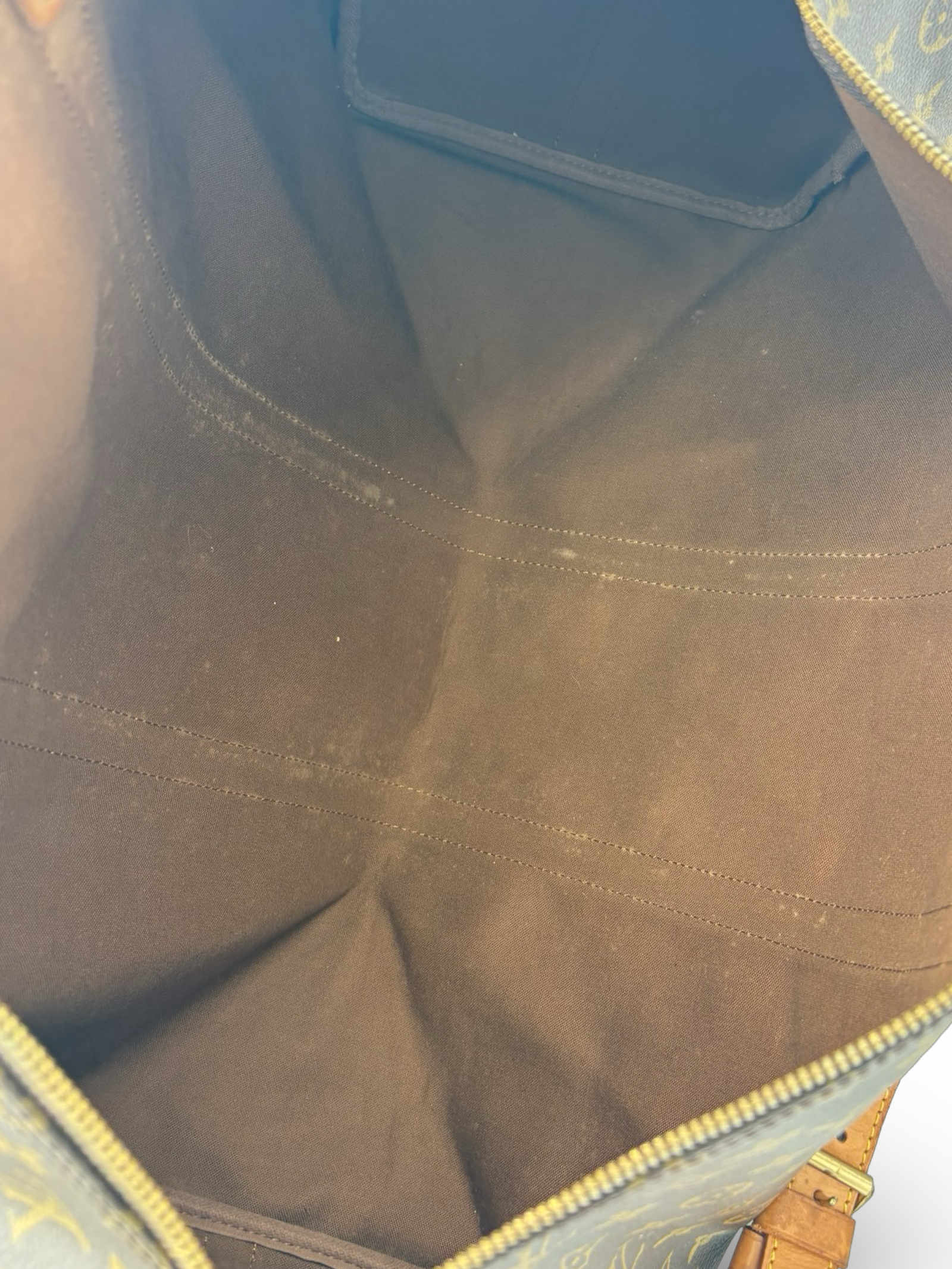 Louis Vuitton Keepall 50 Bandouliere Brown Monogram Canvas Travel Duffel Bag — image 14