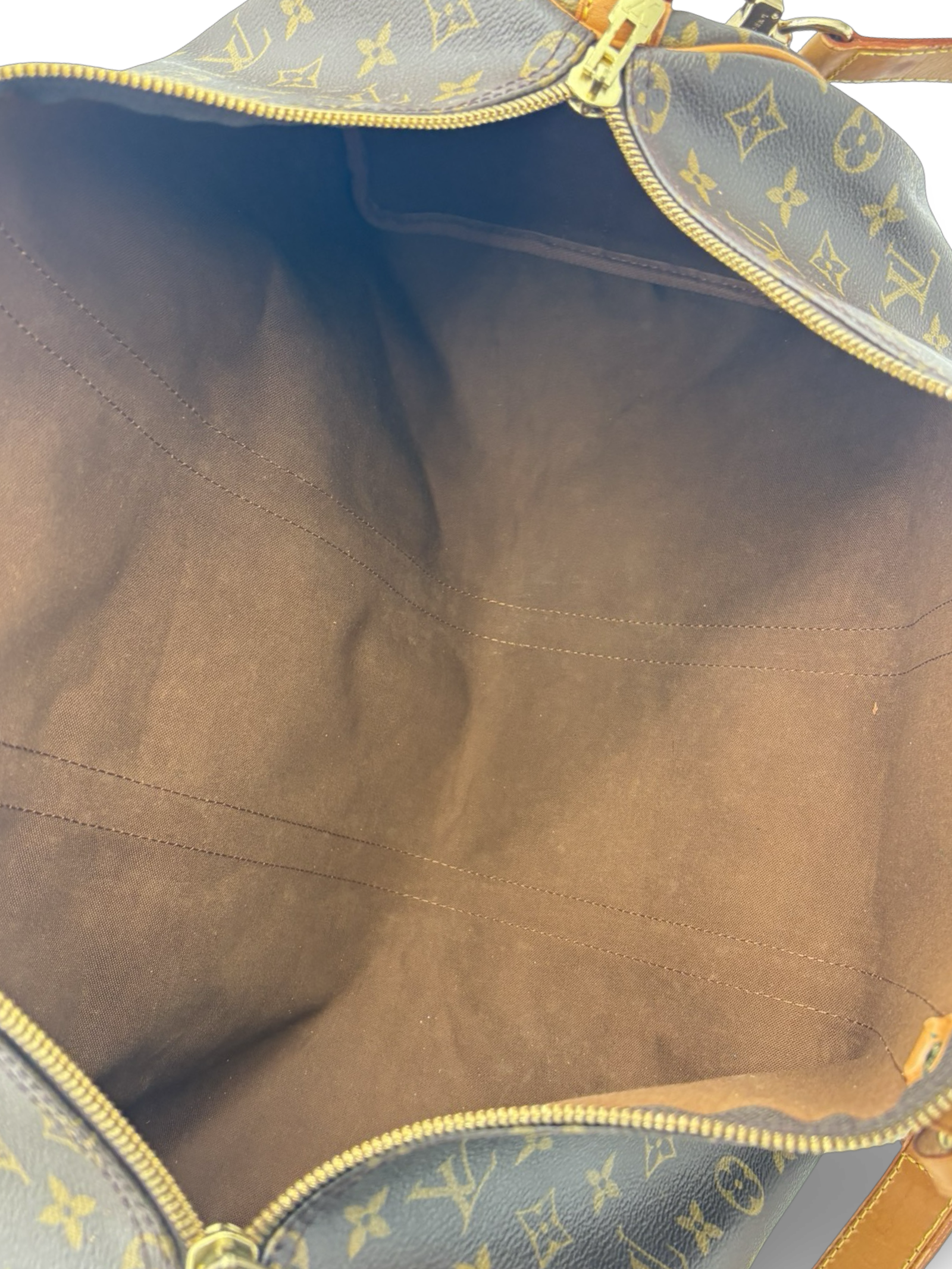 Louis Vuitton Keepall 50 Bandouliere Brown Monogram Canvas Travel Duffel Bag — image 18