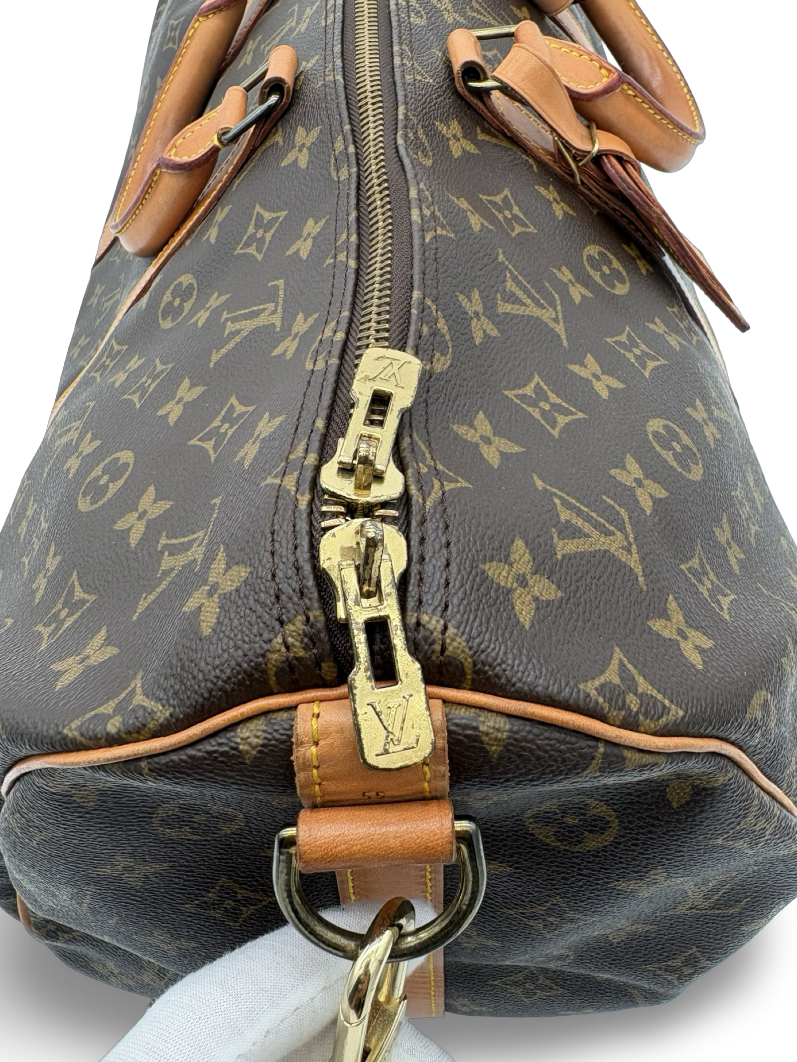 Louis Vuitton Keepall 55 Bandouliere Brown Monogram Canvas Travel Duffel Bag — image 9