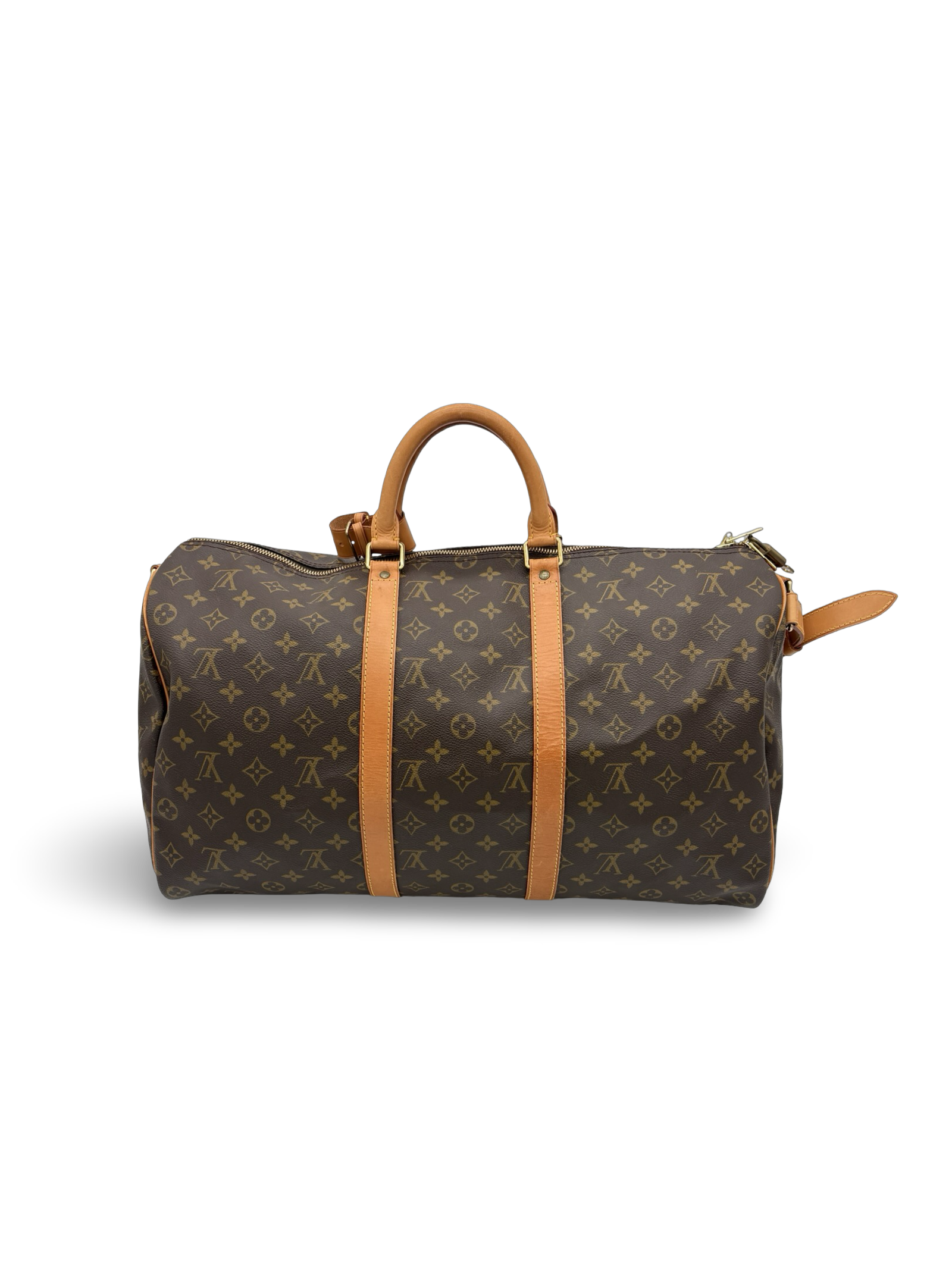 Louis Vuitton Keepall 50 Bandouliere Brown Monogram Canvas Travel Duffel Bag — image 2