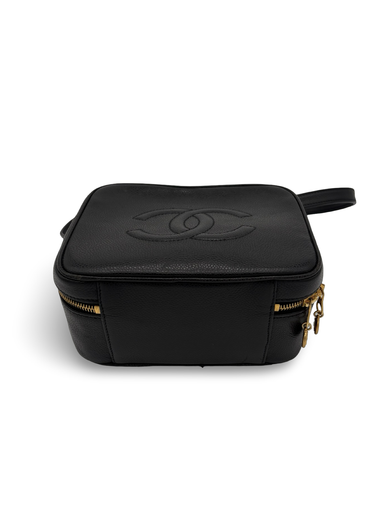 Chanel CC Black Caviar Vanity Handbag Shoulder Bag — image 8