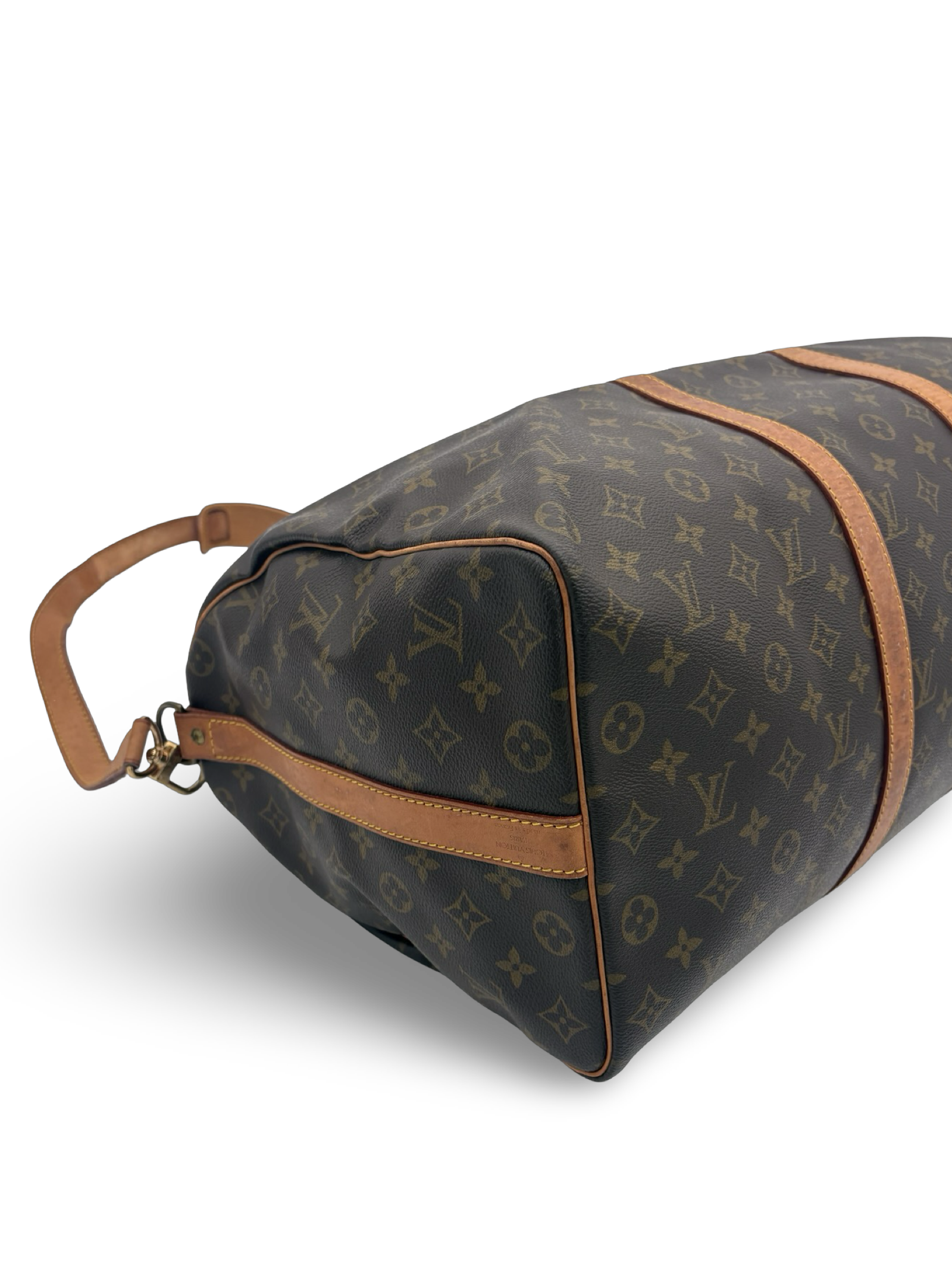 Louis Vuitton Keepall 50 Bandouliere Brown Monogram Canvas Travel Duffel Bag — image 15
