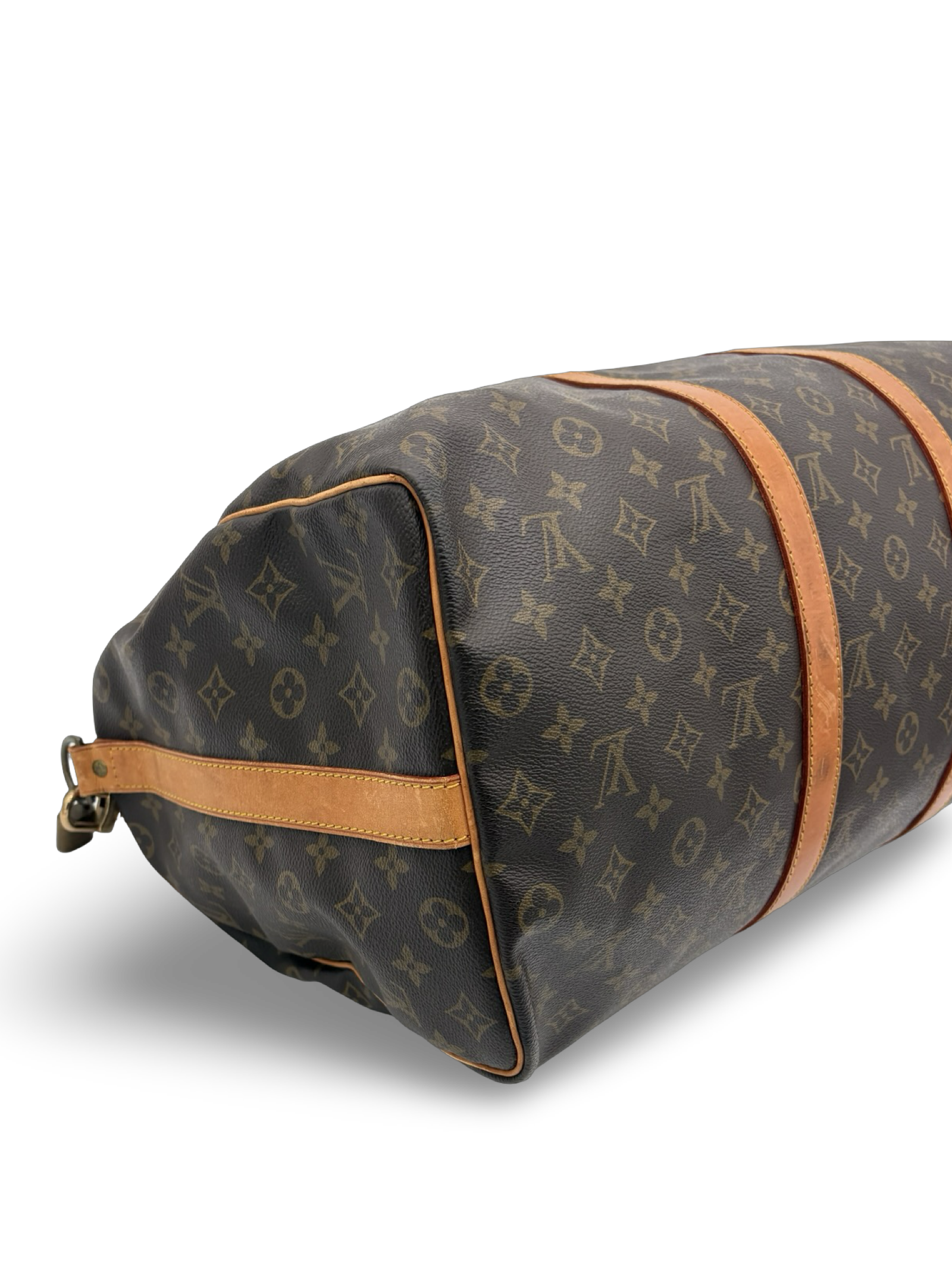 Louis Vuitton Keepall 50 Bandouliere Brown Monogram Canvas Travel Duffel Bag — image 9