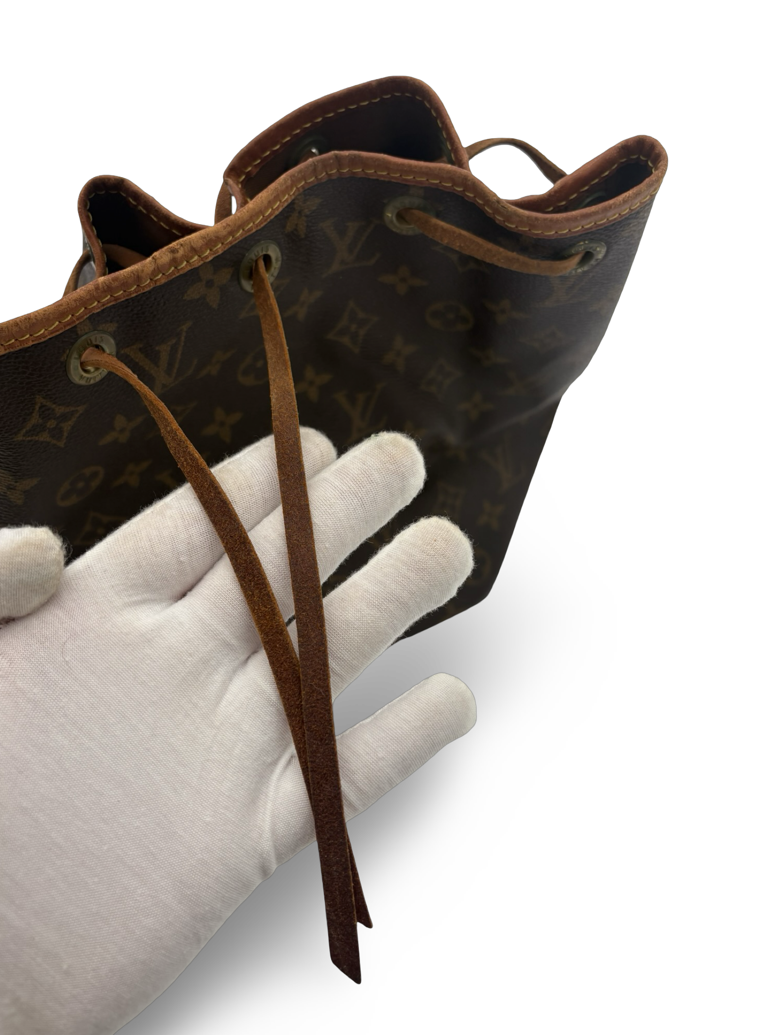 Louis Vuitton Petit Noé Drawstring Shoulder Bag Brown Monogram Canvas — image 18