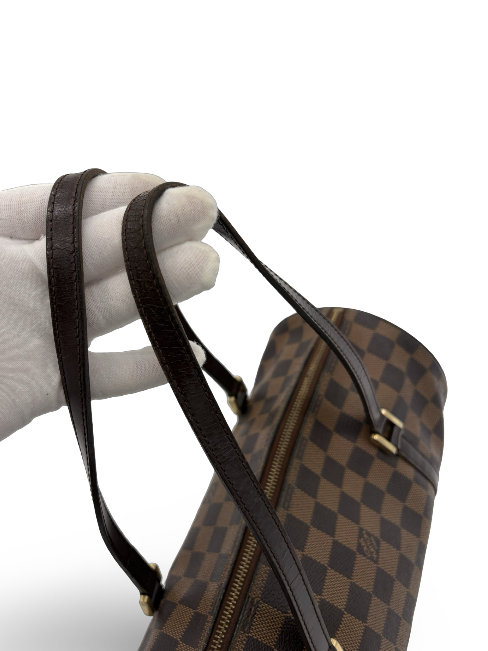 Louis Vuitton Damier Ebene Papillon 30 Handbag with Pouch — image 12