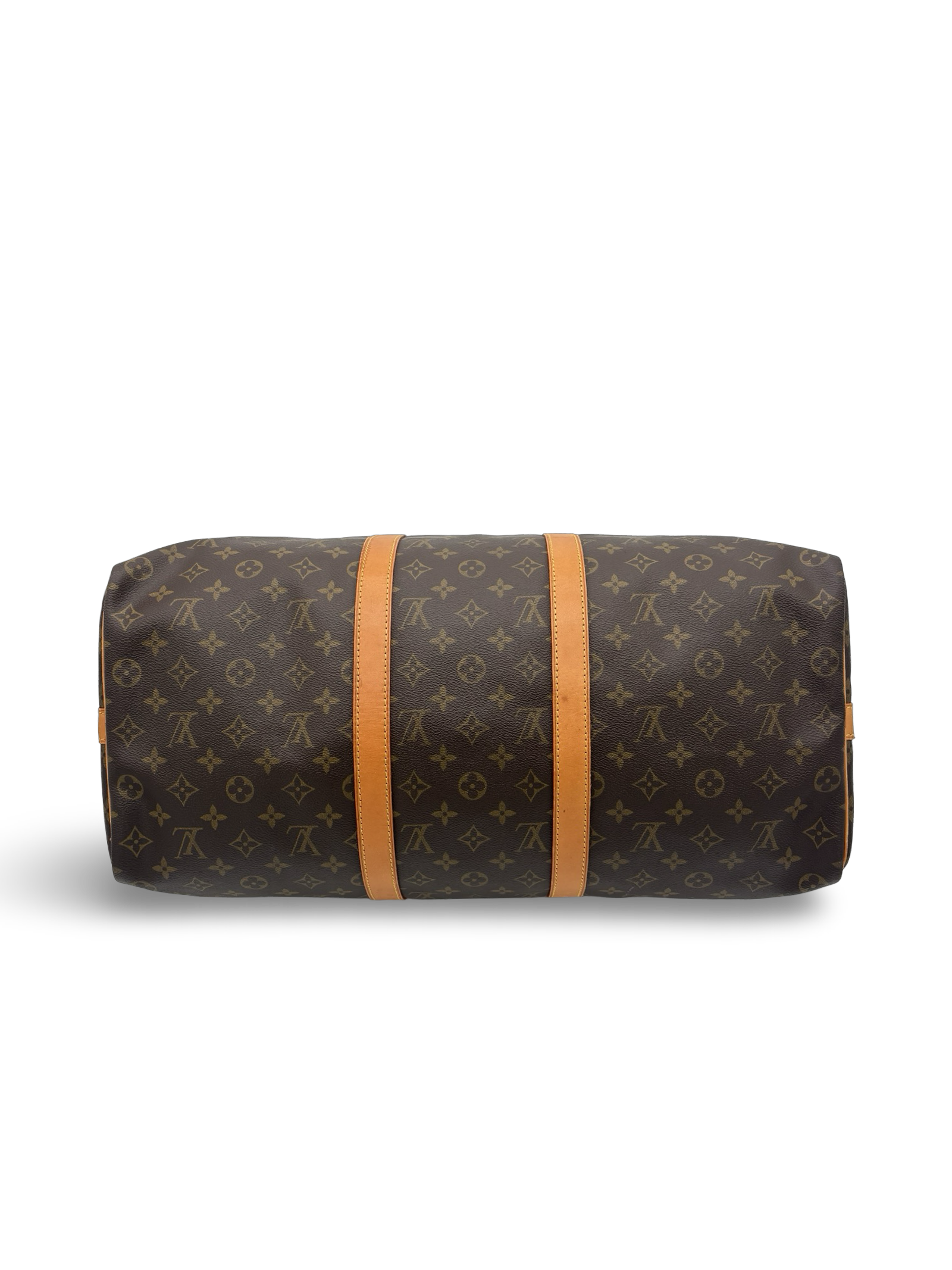 Louis Vuitton Keepall 50 Bandouliere Brown Monogram Canvas Travel Duffel Bag — image 12
