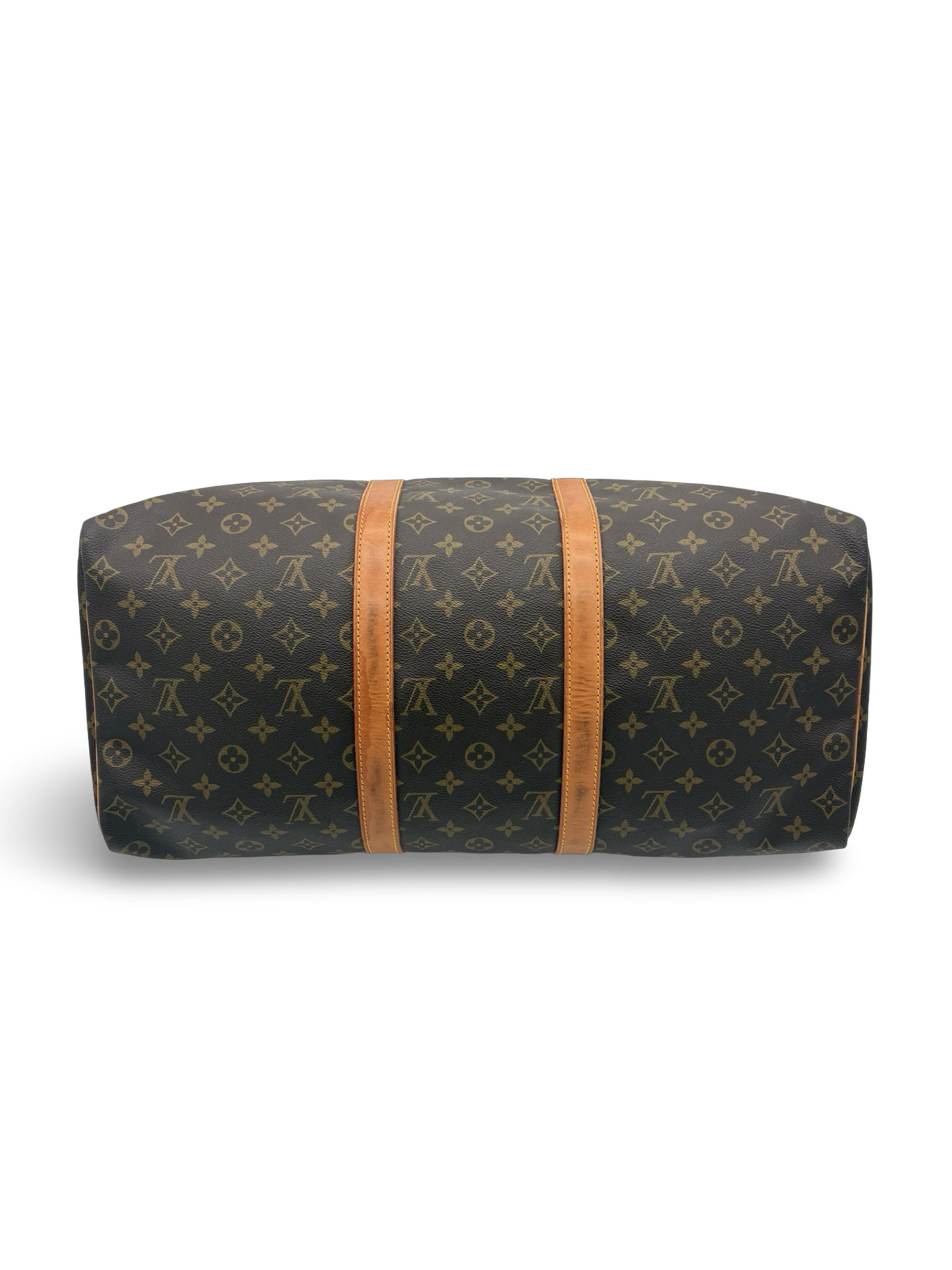 Louis Vuitton Keepall 50 Brown Monogram Canvas Travel Duffel Bag — image 5