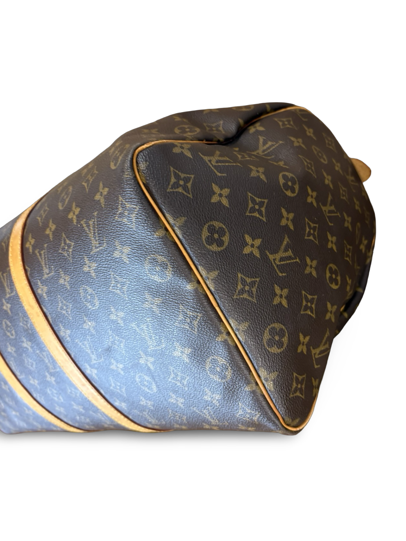 Louis Vuitton Keepall 50 Brown Monogram Canvas Travel Duffel Bag — image 13