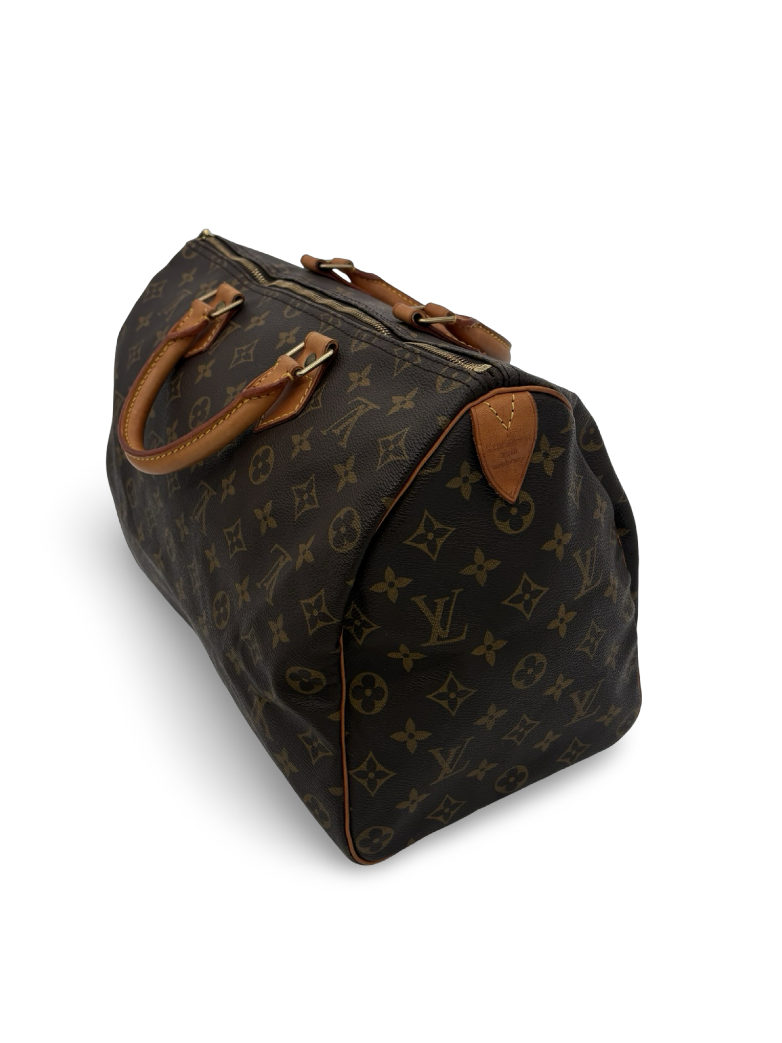 Louis Vuitton Speedy 35 Brown Monogram Canvas Handbag — image 4