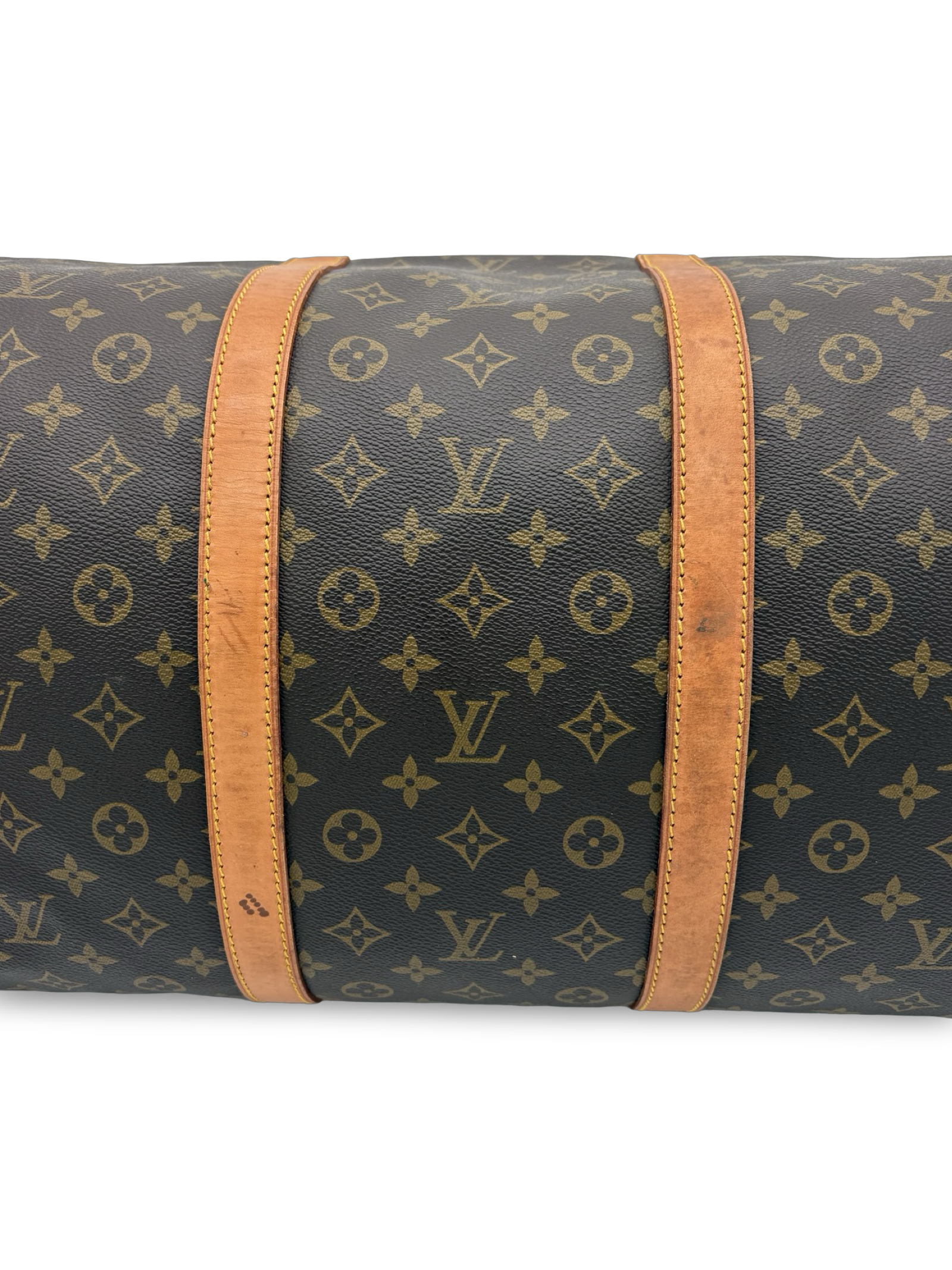 Louis Vuitton Keepall 60 Bandouliere Brown Monogram Canvas Travel Duffel Bag — image 6