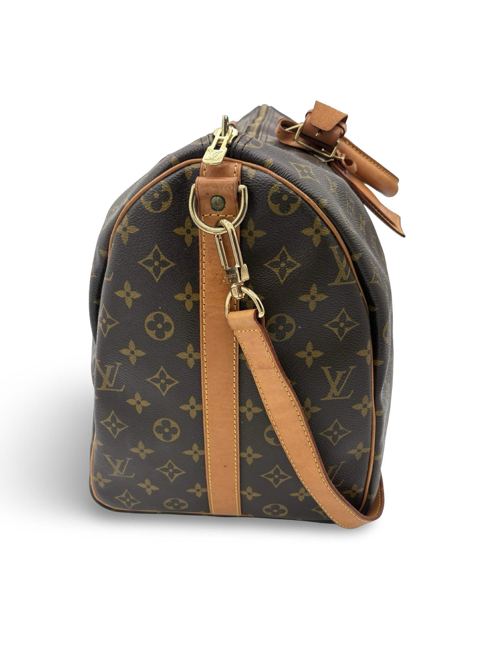 Louis Vuitton Keepall 50 Bandouliere Brown Monogram Canvas Travel Duffel Bag — image 4