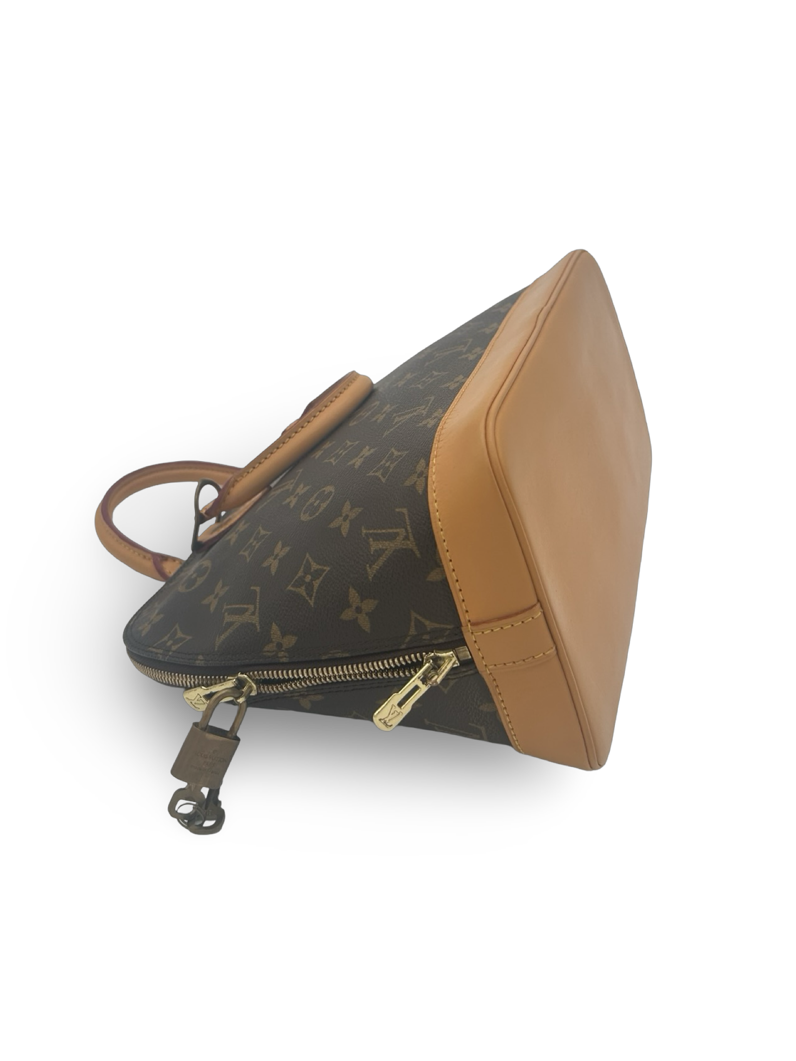 Louis Vuitton Alma PM Brown Monogram Canvas Handbag — image 7