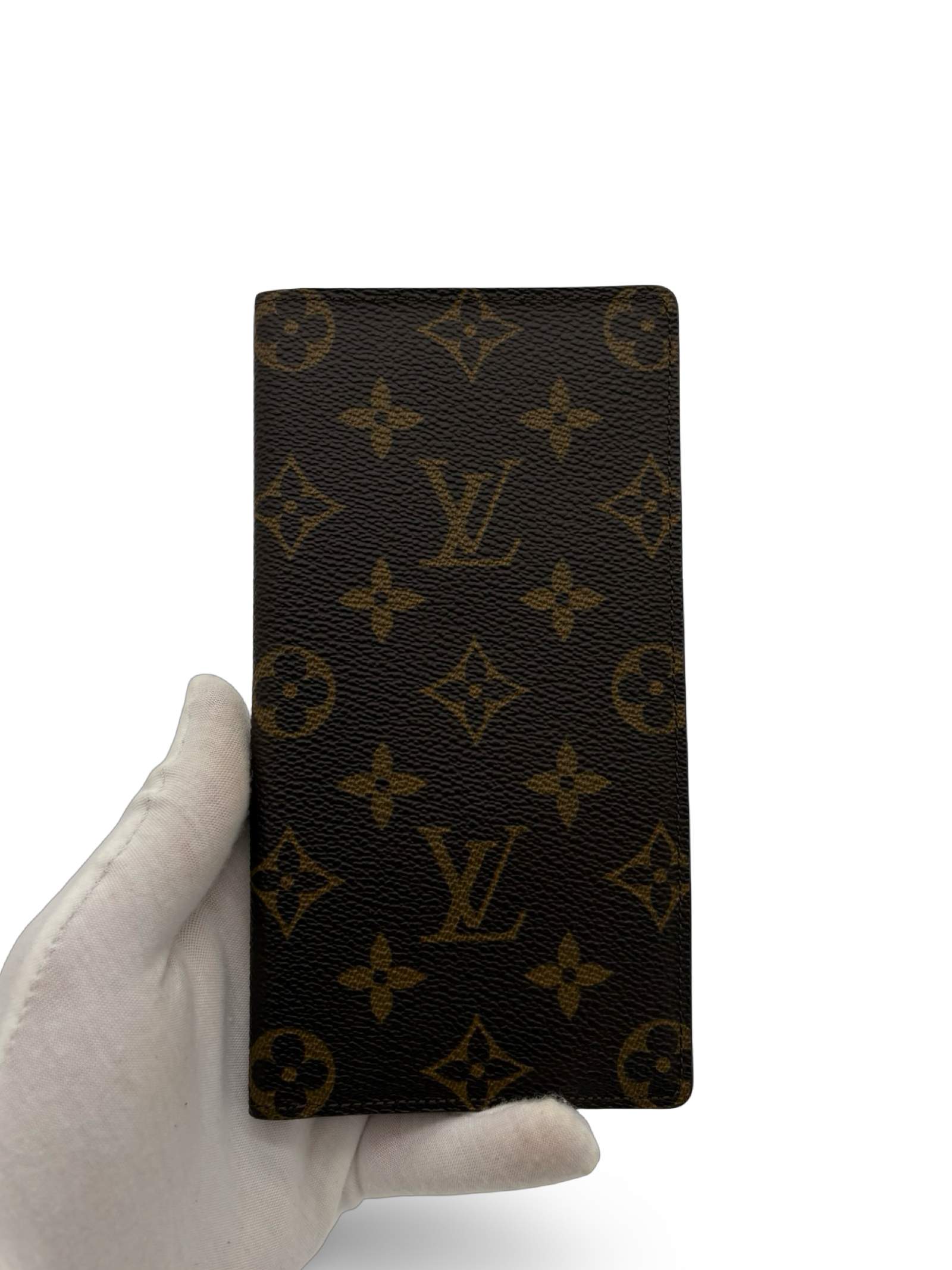 Louis Vuitton Checkbook Wallet Brown Monogram Canvas — image 3