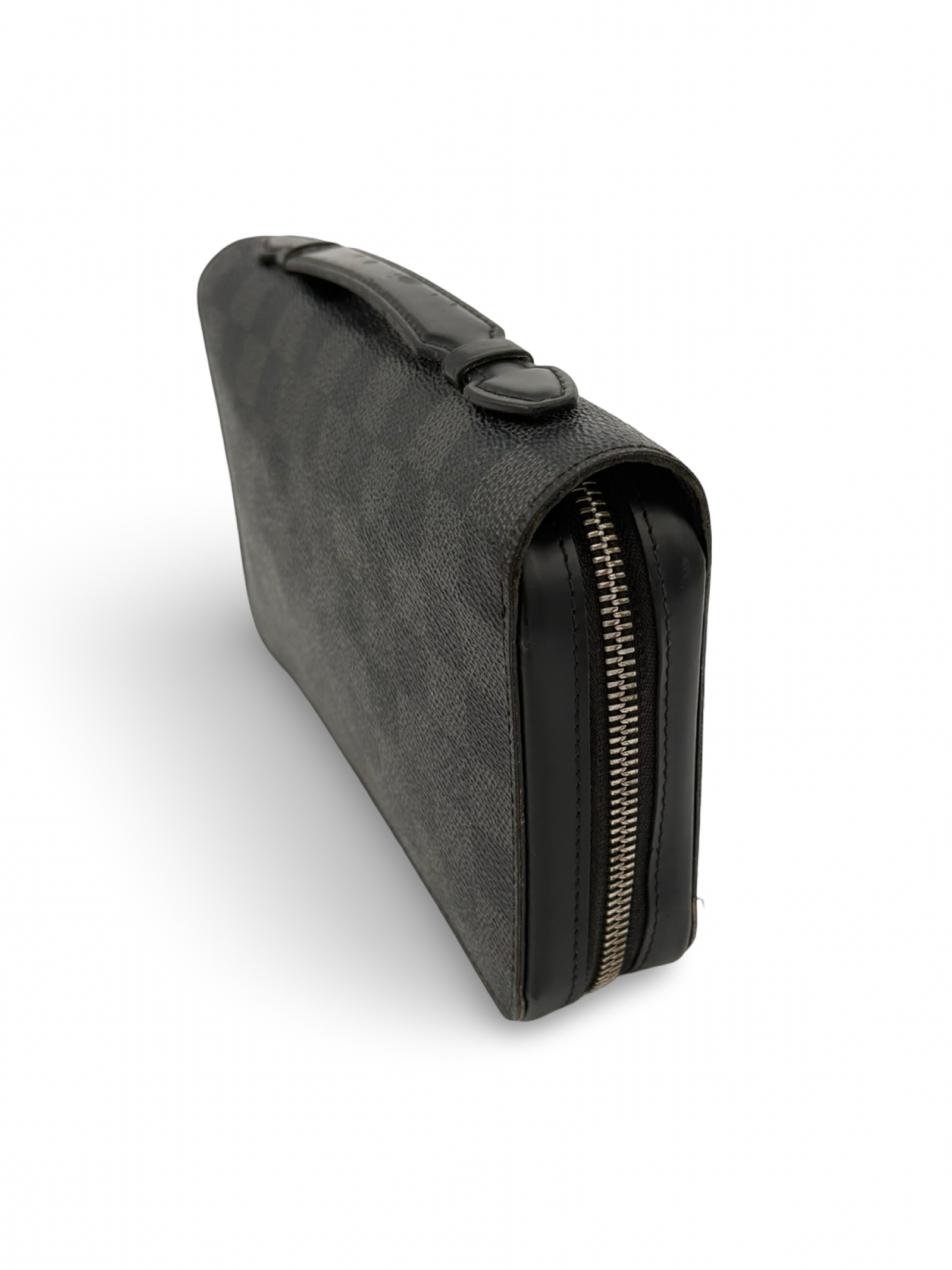 Louis Vuitton Black Damier Monogram Canvas Zippy Wallet XL — image 4