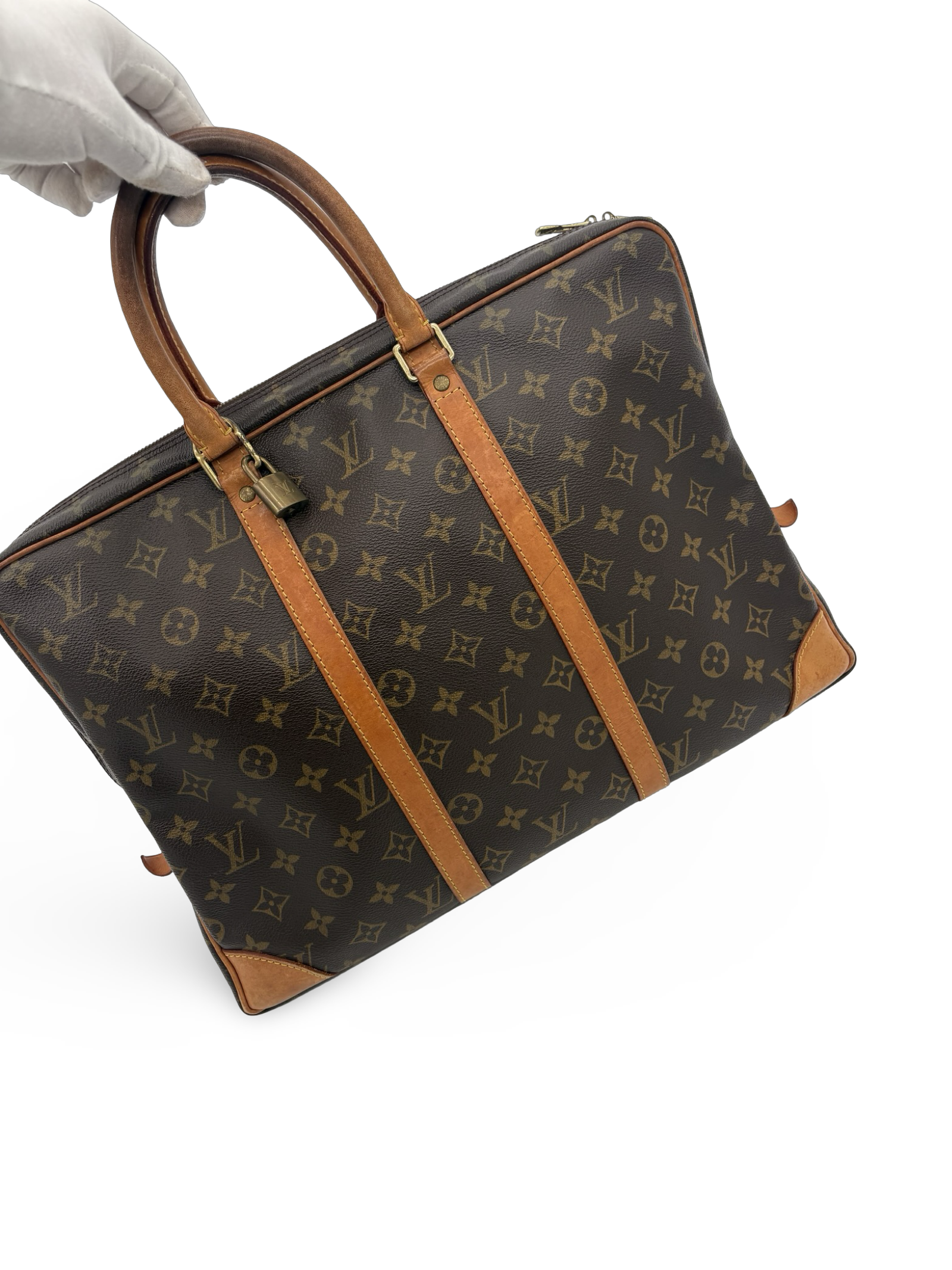 Louis Vuitton Brown Monogram Canvas Porte Documents Voyage Business Bag — image 14