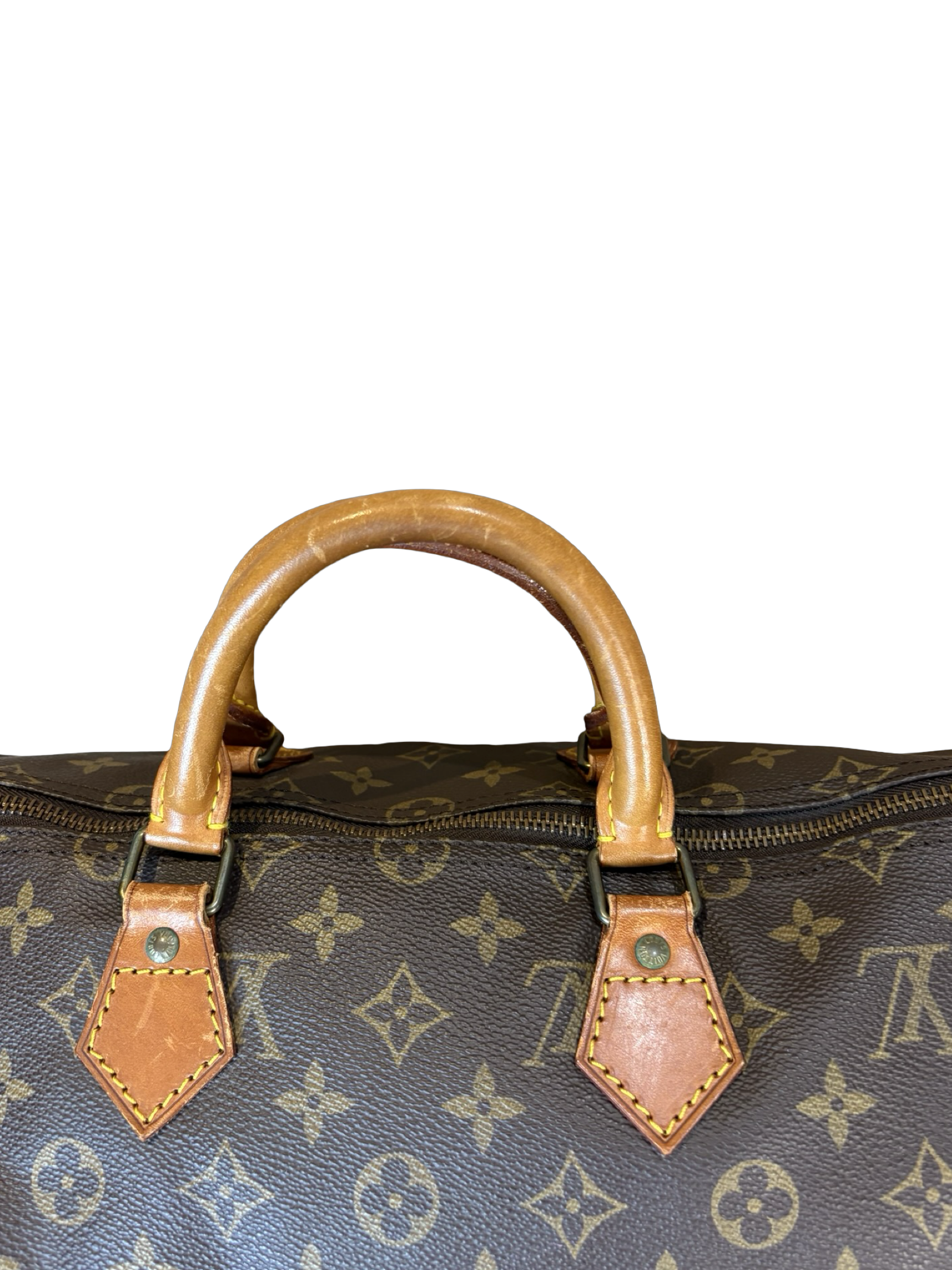 Louis Vuitton Speedy 35 Brown Monogram Canvas Handbag — image 3
