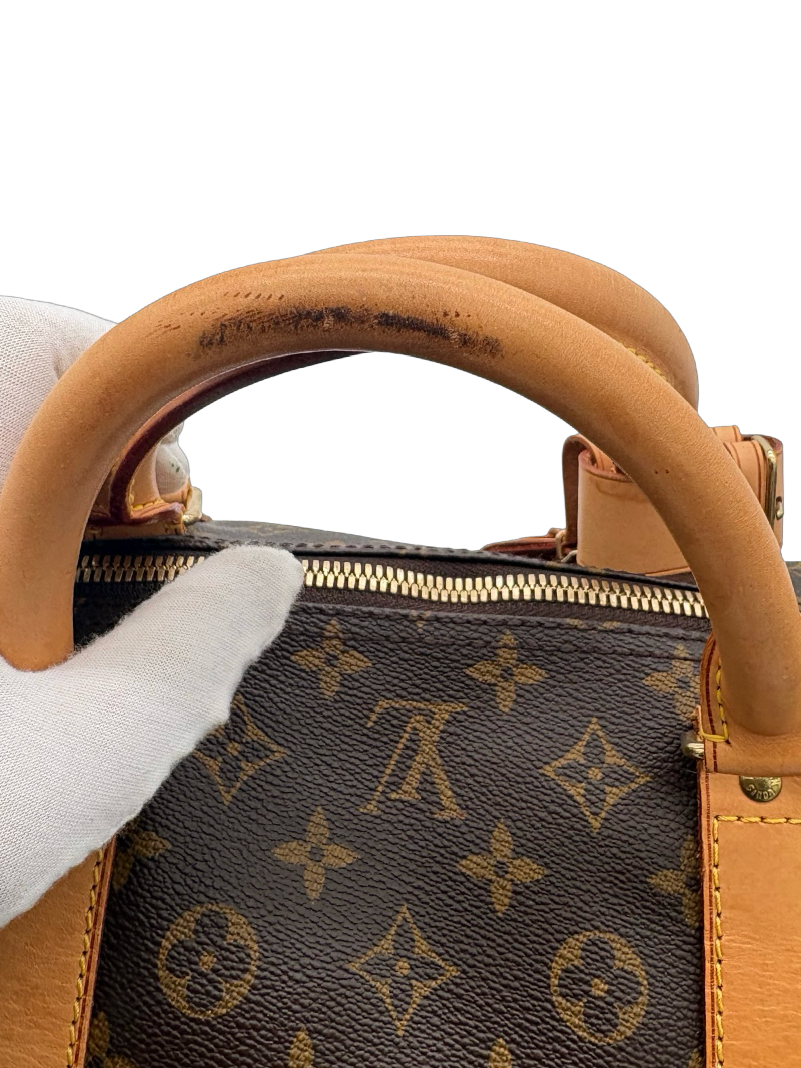 Louis Vuitton Keepall 60 Bandouliere Brown Monogram Canvas Travel Duffel Bag — image 7
