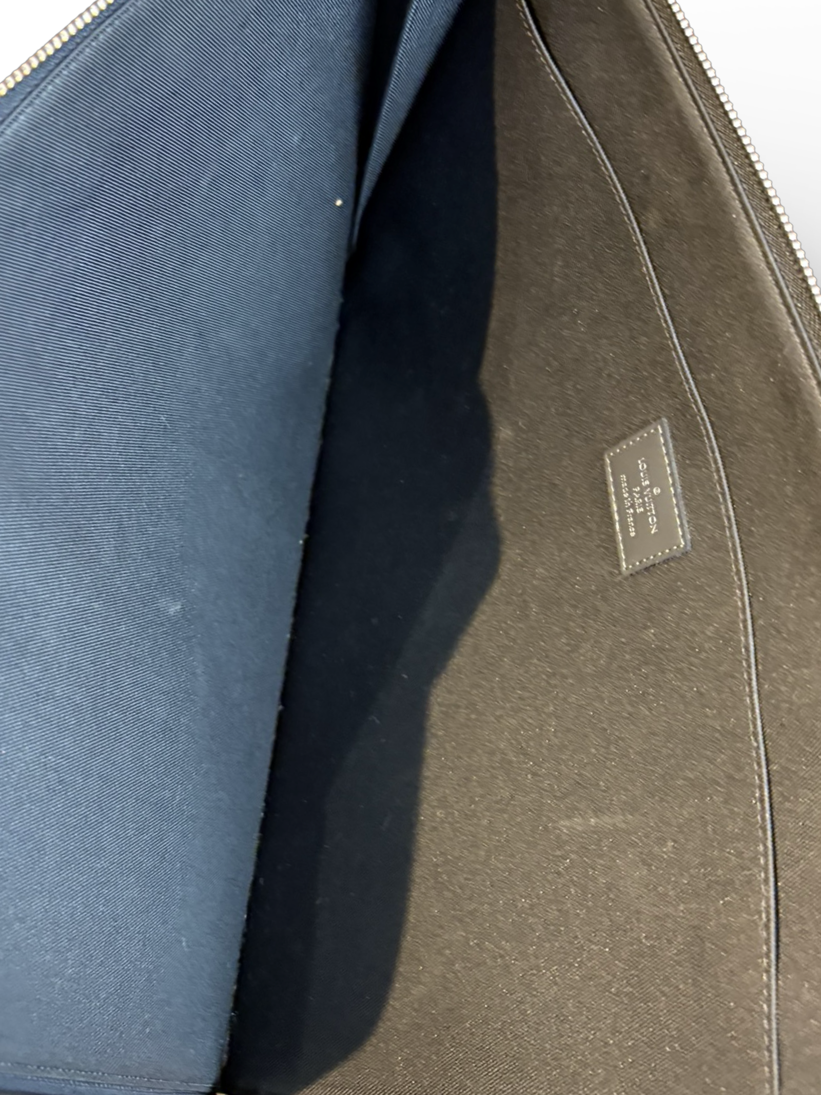 Louis Vuitton Damier Cobalt Camouflage Pochette Jour GM Clutch Bag — image 10