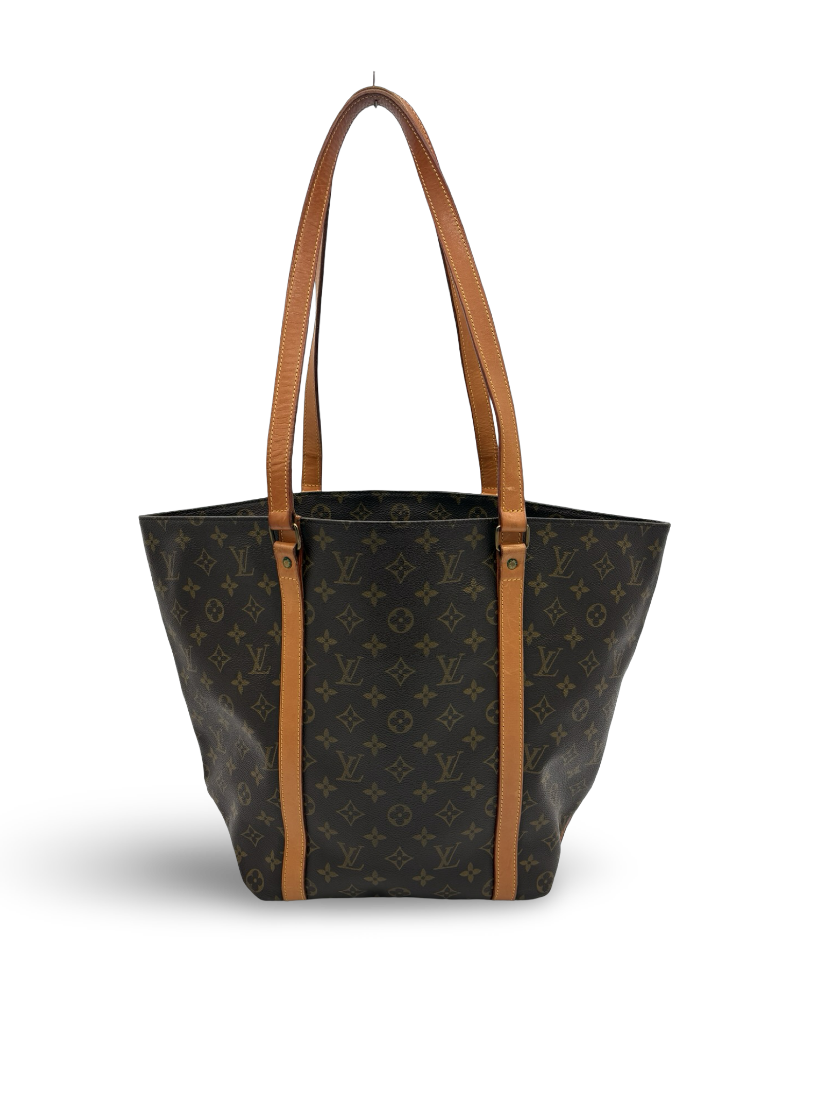 Louis Vuitton Brown Monogram Sac Shopping Tote