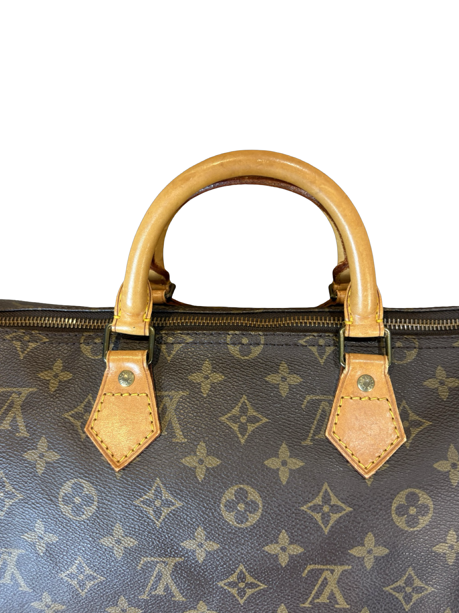 Louis Vuitton Speedy 35 Brown Monogram Canvas Handbag — image 3