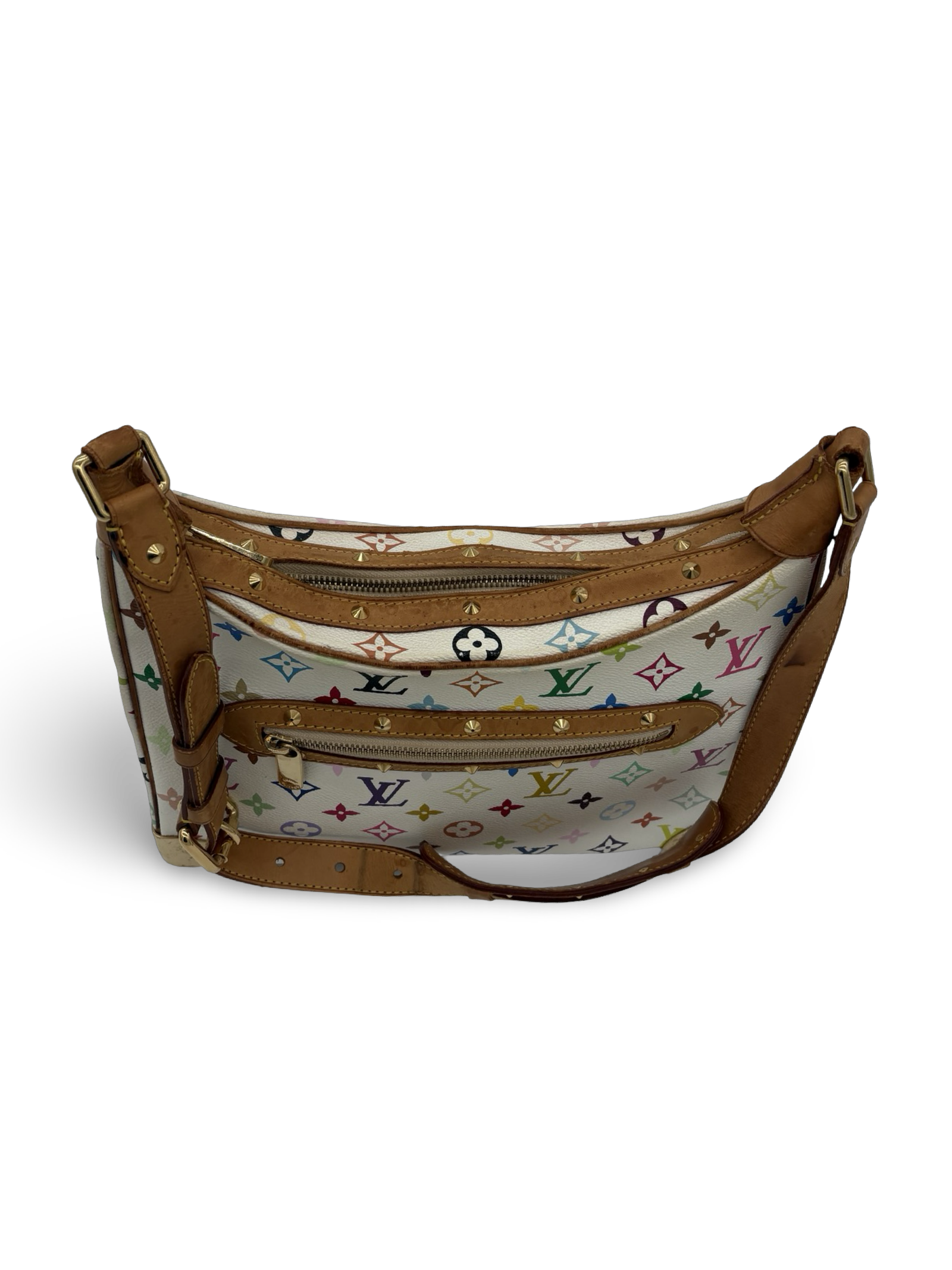 Louis Vuitton Takashi Murakami White Monogram Multicolore Boulogne Bag — image 6