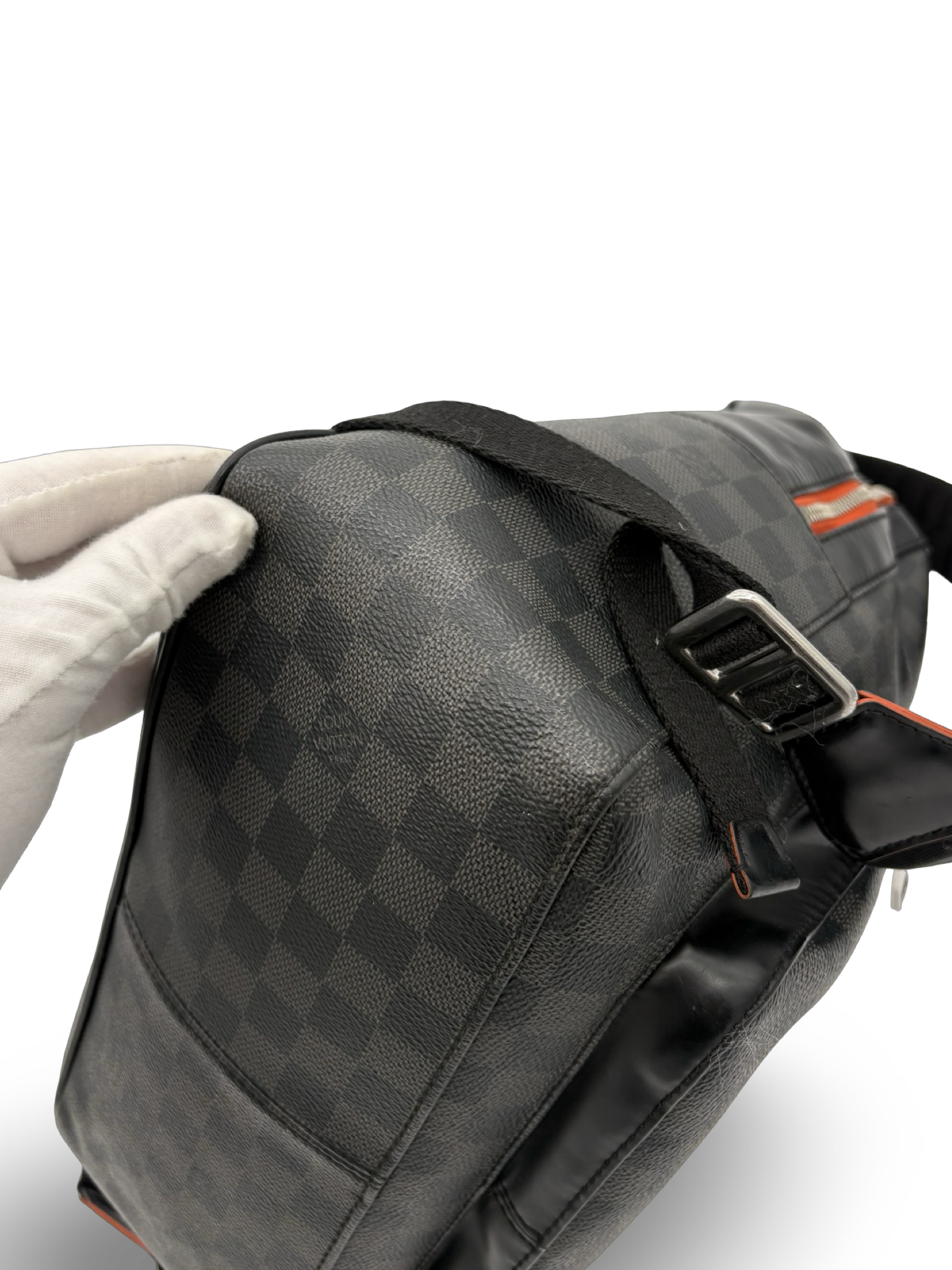 Louis Vuitton Damier Graphite Orange Monogram Canvas Josh Backpack — image 17