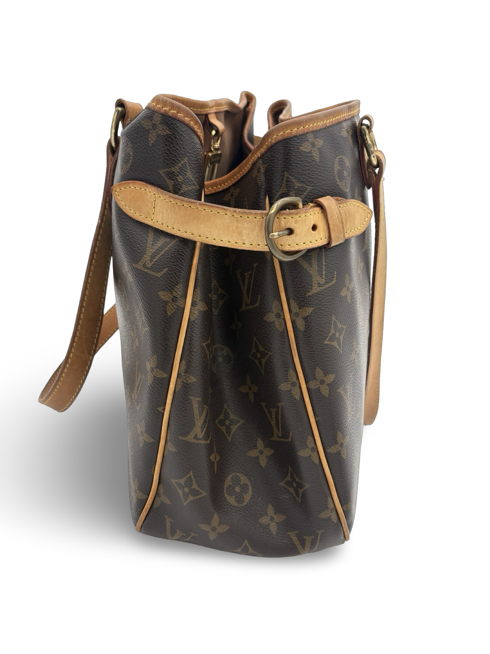 Louis Vuitton Batignolles Horizontal Brown Monogram Canvas Hand / Shoulder Bag — image 5