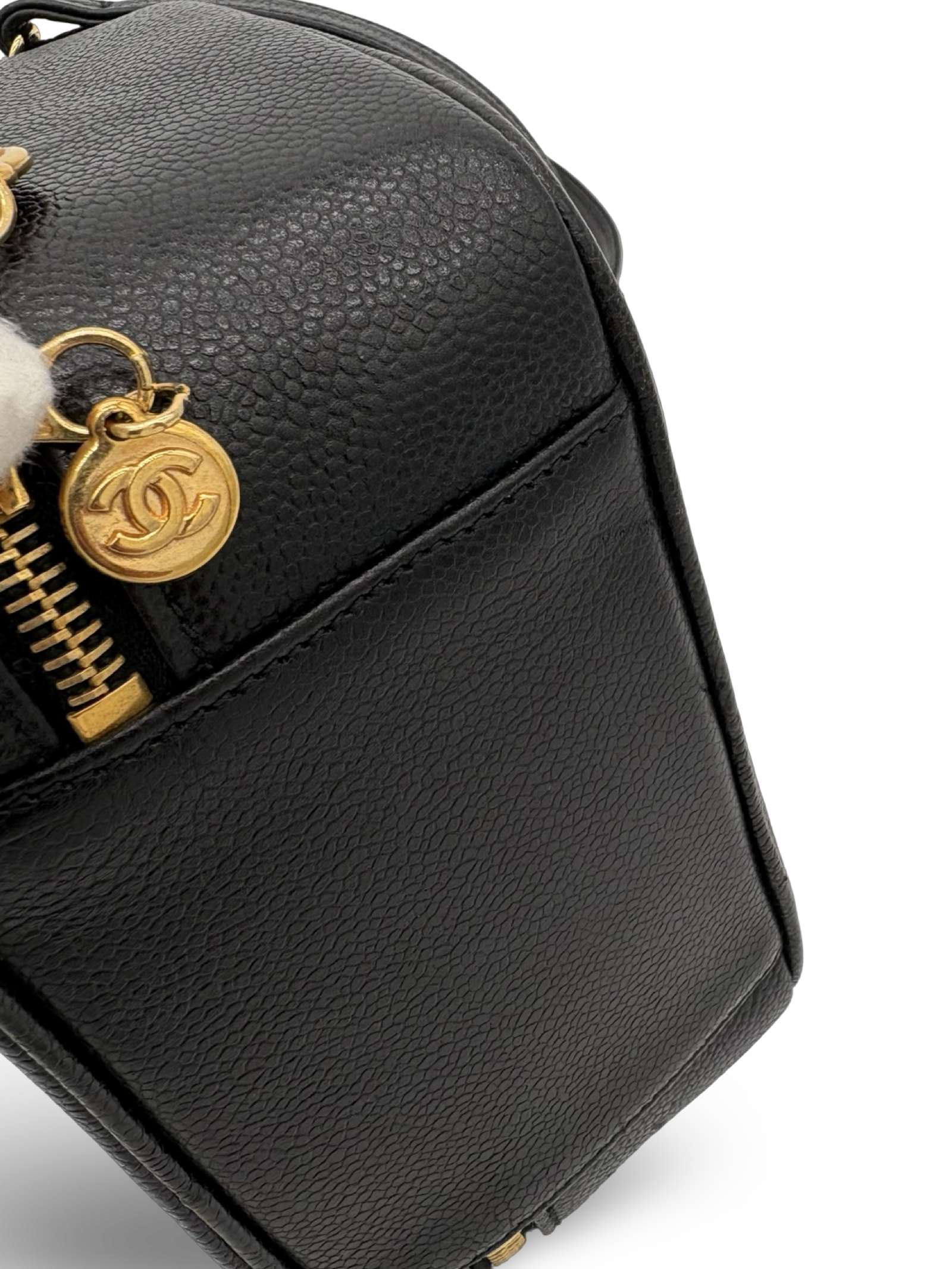 Chanel CC Black Caviar Vanity Handbag Shoulder Bag — image 16
