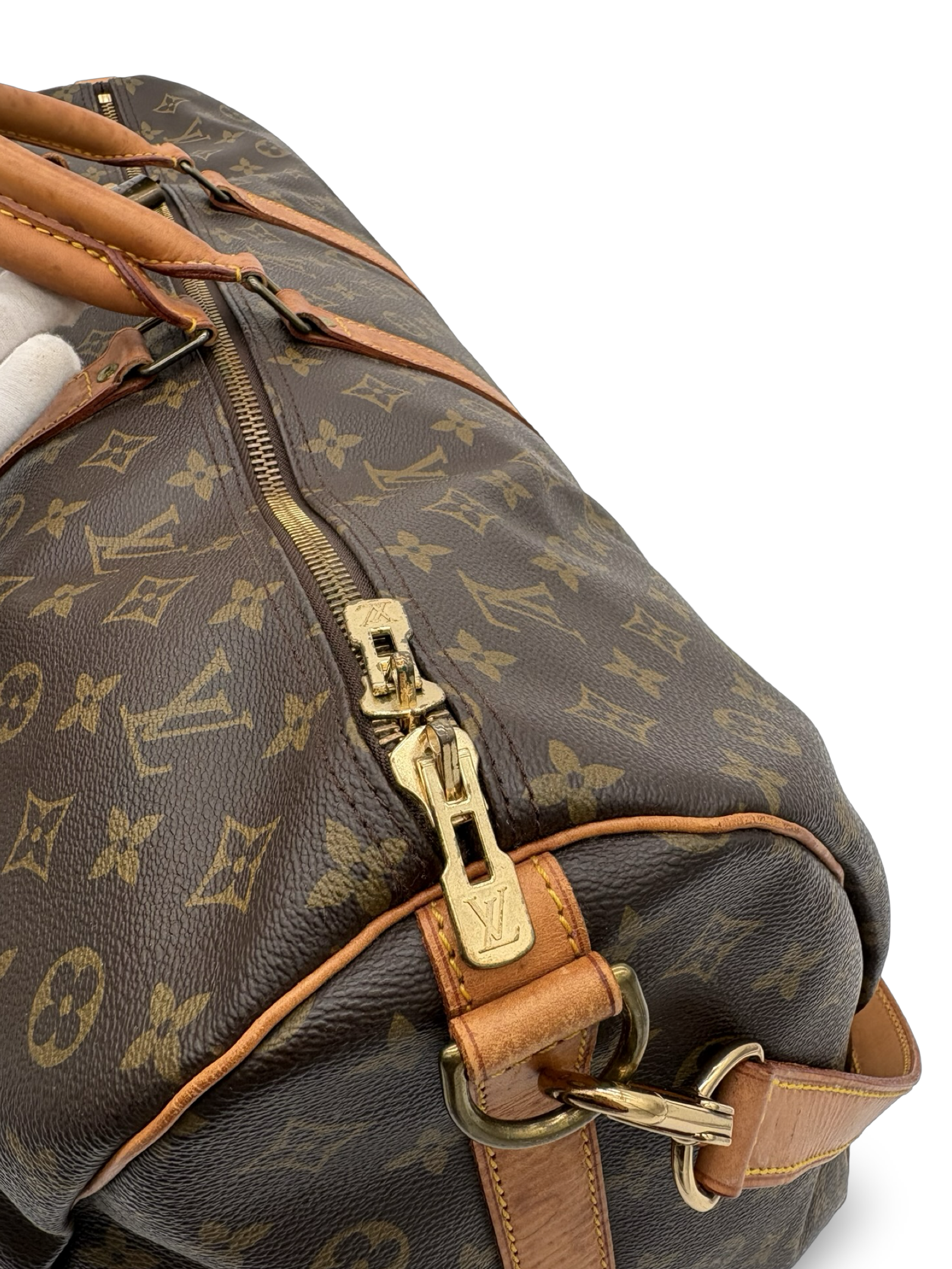 Louis Vuitton Keepall 60 Bandouliere Brown Monogram Canvas Travel Duffel Bag — image 13