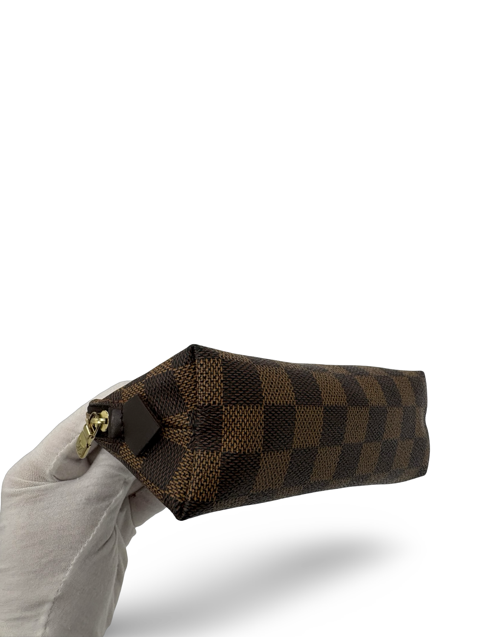 Louis Vuitton Brown Damier Ebene Canvas Damier Cosmetic Pouch — image 9