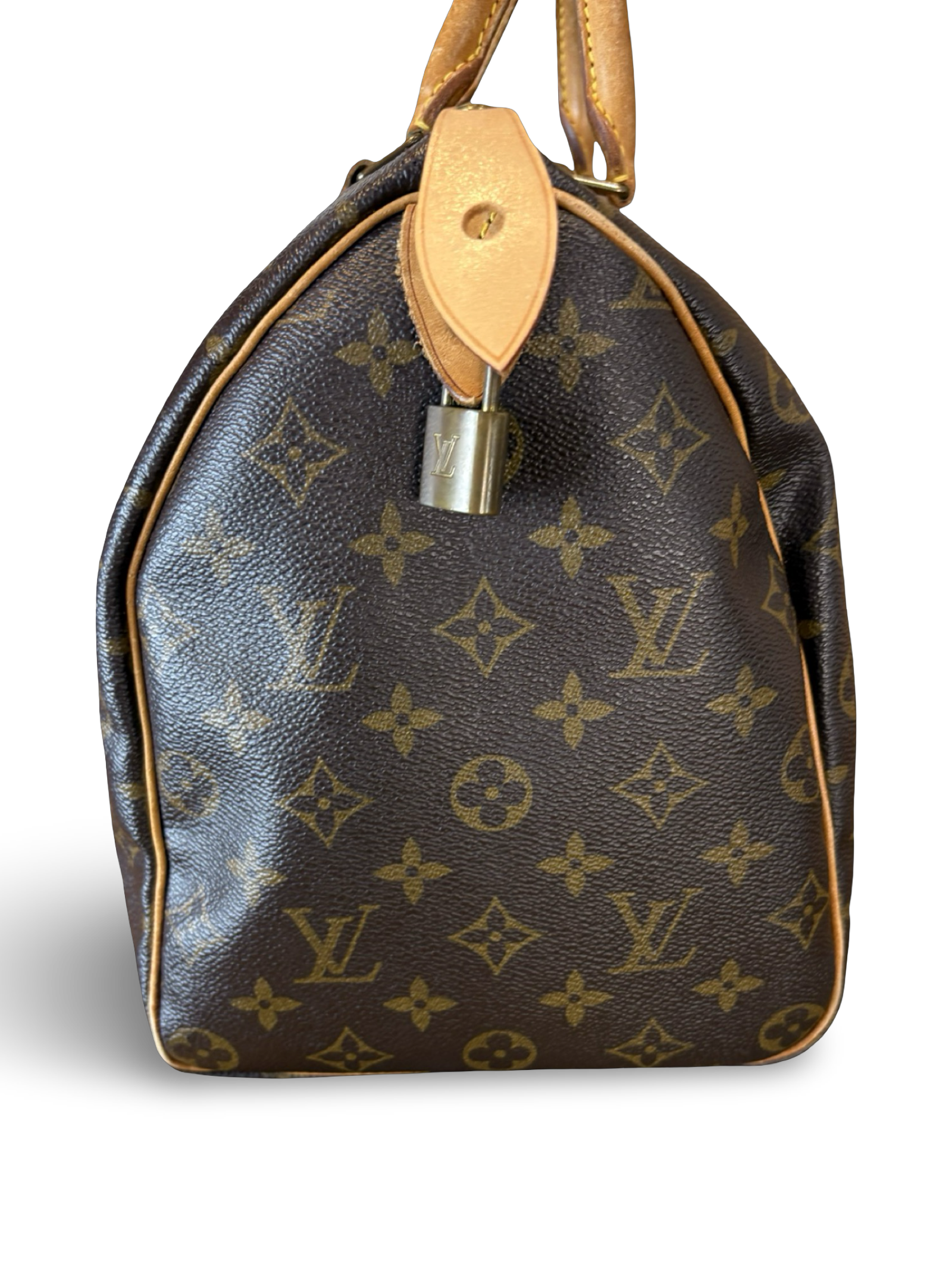 Louis Vuitton Speedy 35 Brown Monogram Canvas Handbag — image 7