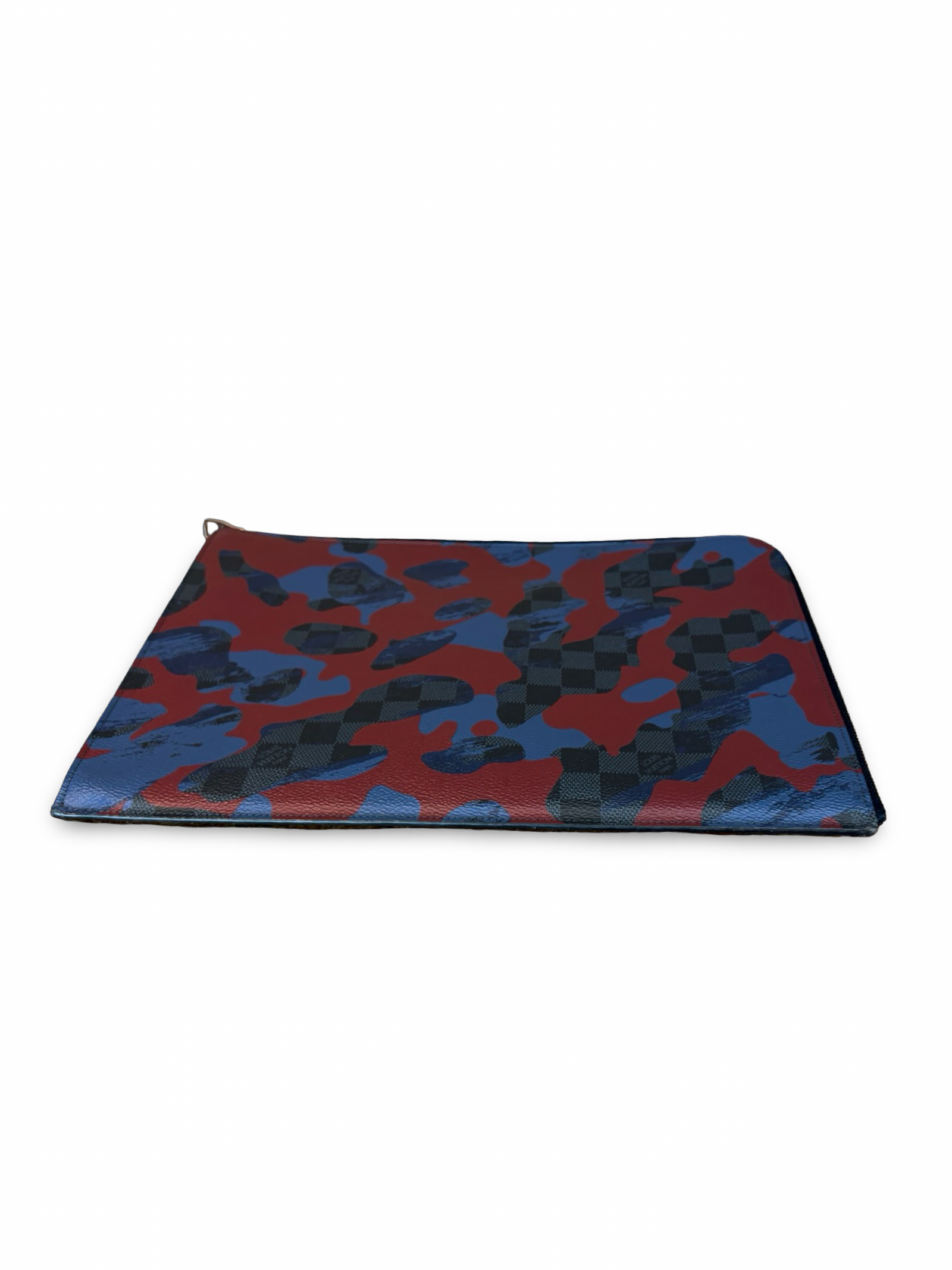 Louis Vuitton Damier Cobalt Camouflage Pochette Jour GM Clutch Bag — image 8