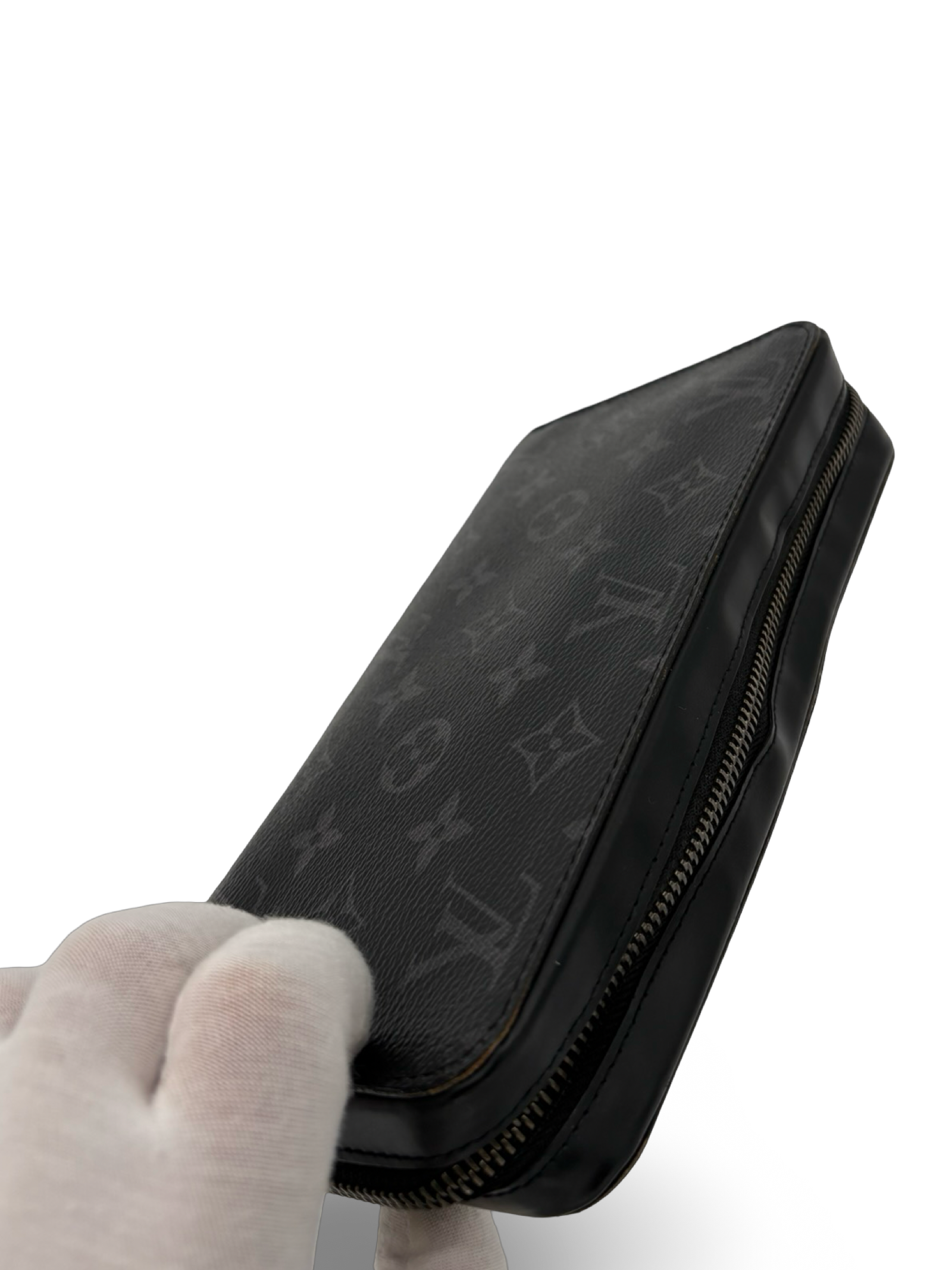 Louis Vuitton Black Damier Monogram Canvas Zippy Wallet XL — image 10