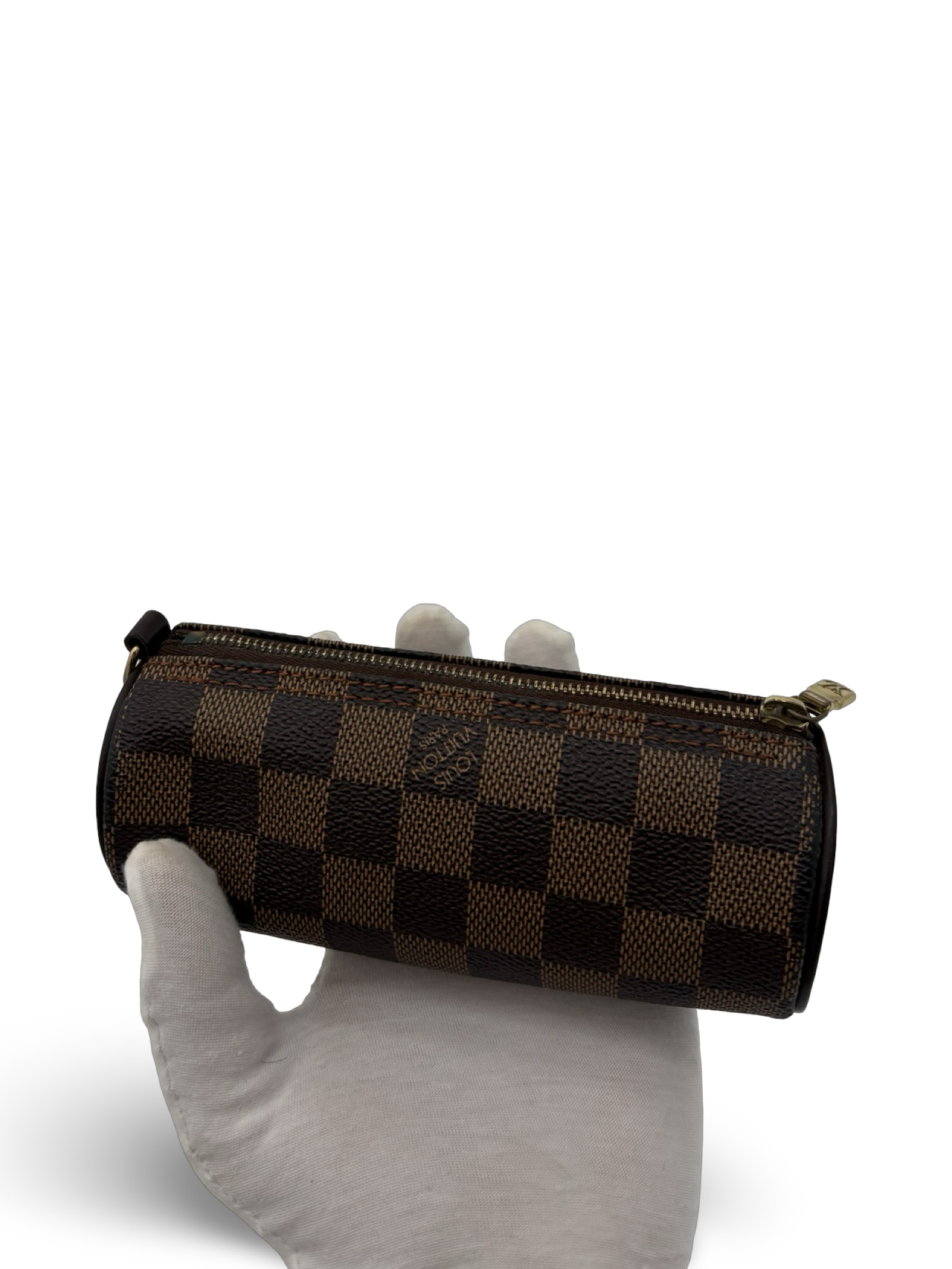 Louis Vuitton Damier Ebene Papillon 30 Handbag with Pouch — image 13
