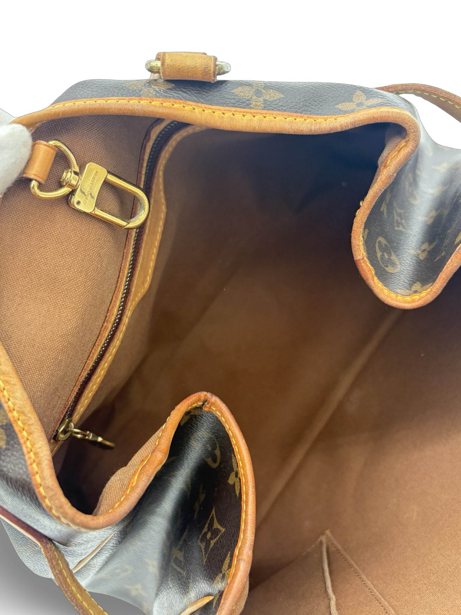 Louis Vuitton Batignolles Horizontal Brown Monogram Canvas Hand / Shoulder Bag — image 13