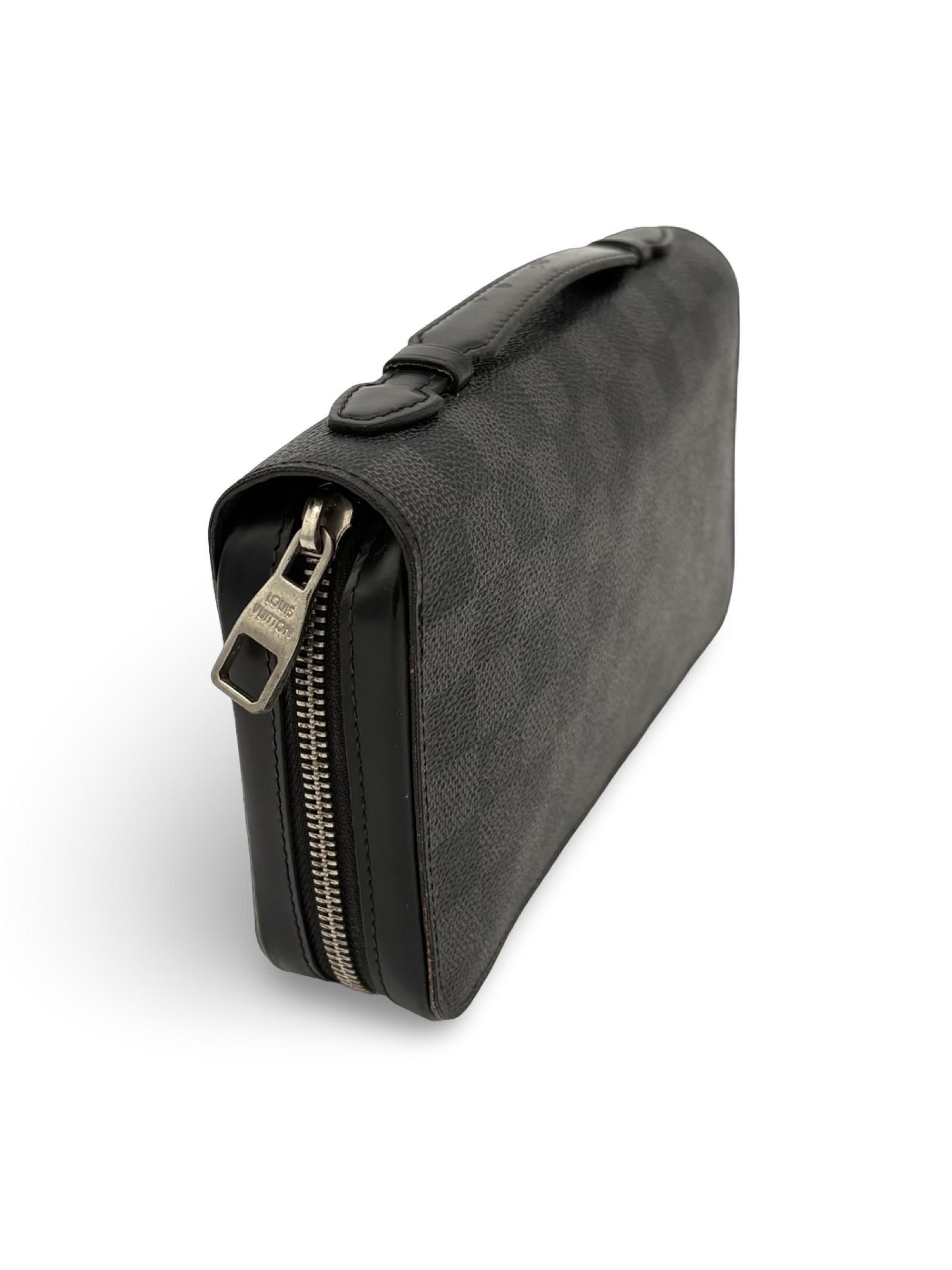Louis Vuitton Black Damier Monogram Canvas Zippy Wallet XL — image 3