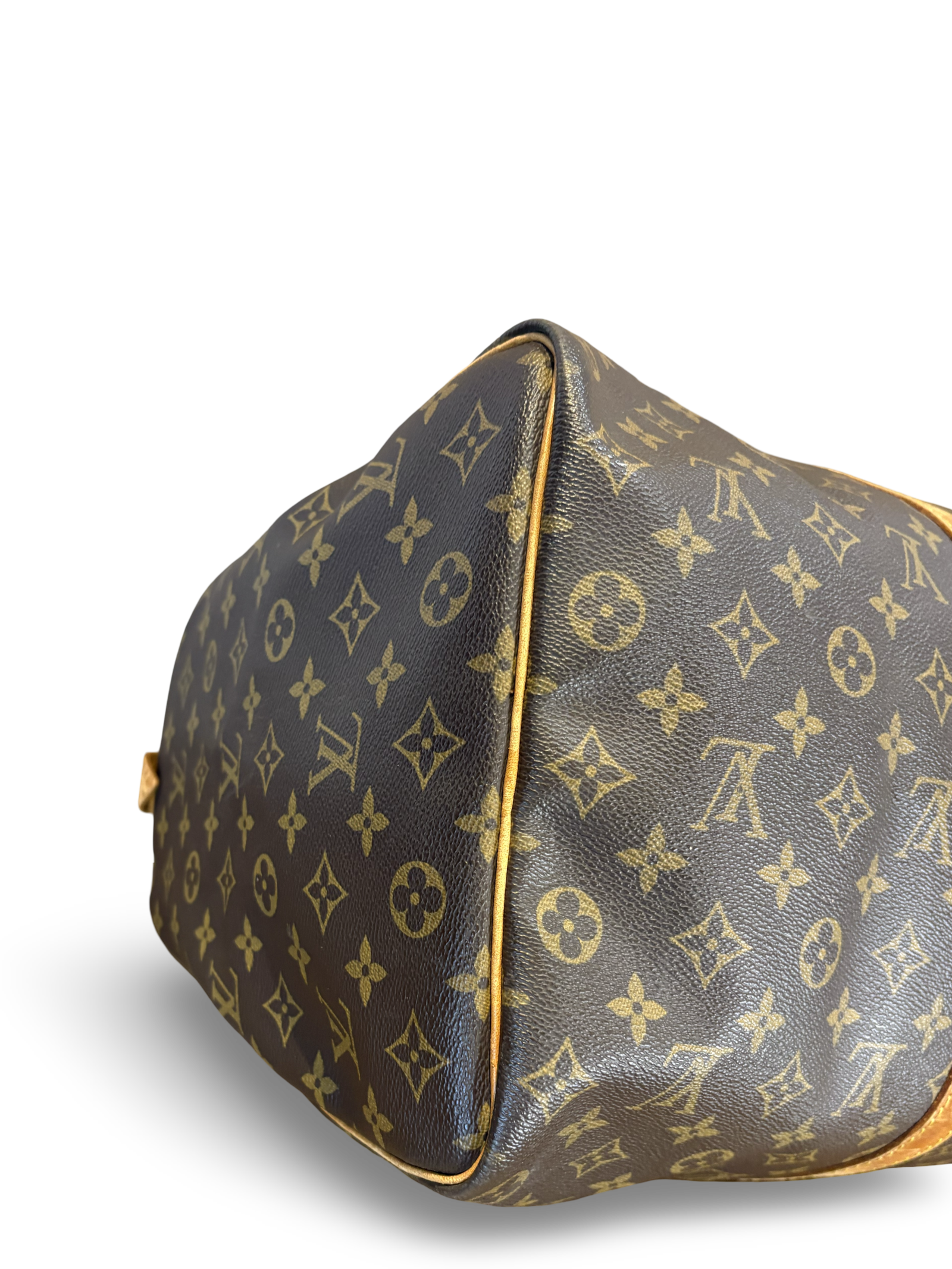 Louis Vuitton Keepall 55 Brown Monogram Canvas Travel Duffel Bag — image 12