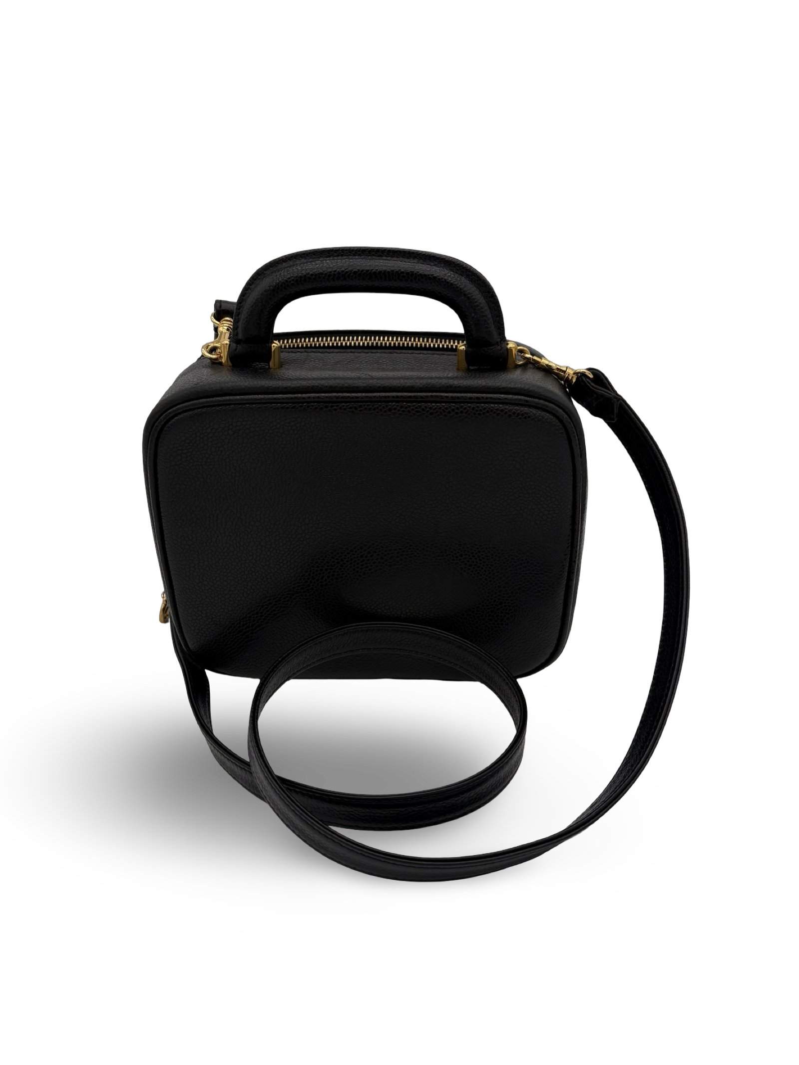Chanel CC Black Caviar Vanity Handbag Shoulder Bag — image 5