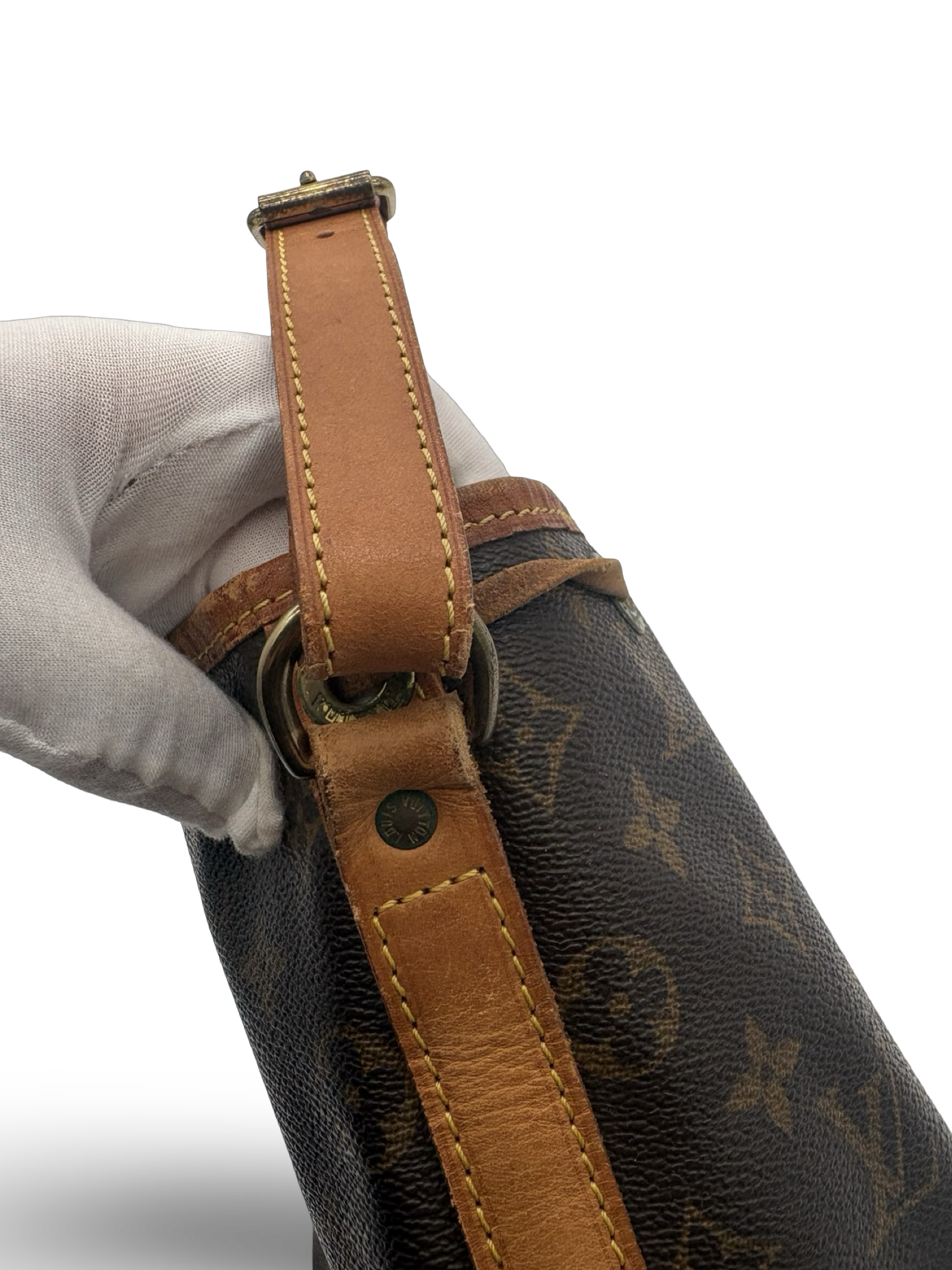 Louis Vuitton Petit Noé Drawstring Shoulder Bag Brown Monogram Canvas — image 21